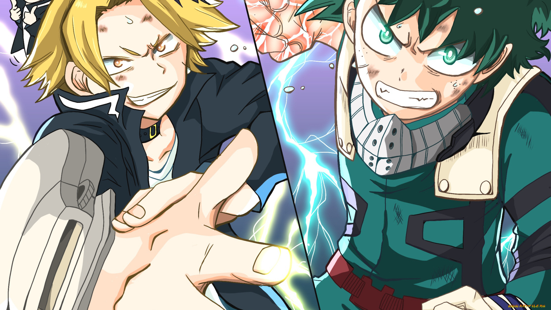 аниме, boku, no, hero, academia, моя, геройская, академия