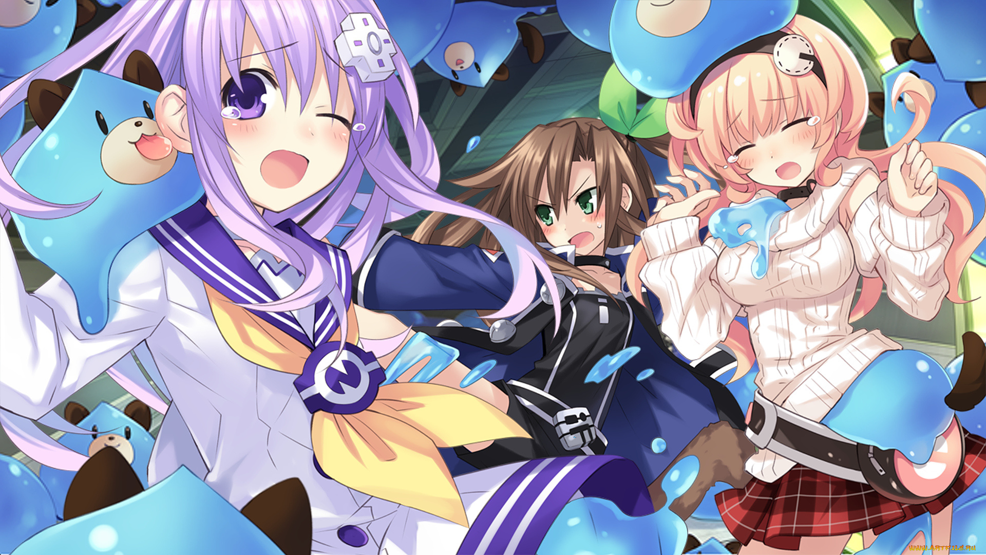 аниме, hyperdimension, neptunia, hyperdimension, neptunia