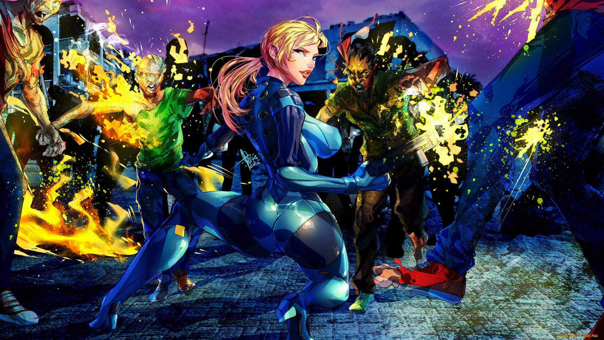 аниме, животные, , существа, фон, существа, униформа, девушка