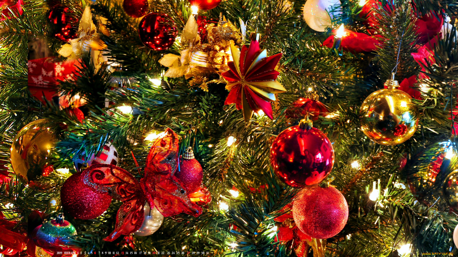 календари, праздники, , салюты, елка, ветка, шар, игрушка, бабочка