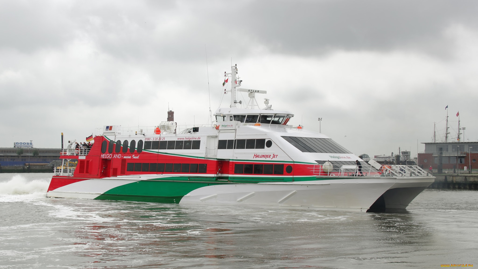 корабли, катамараны, и, тримараны, теплоход