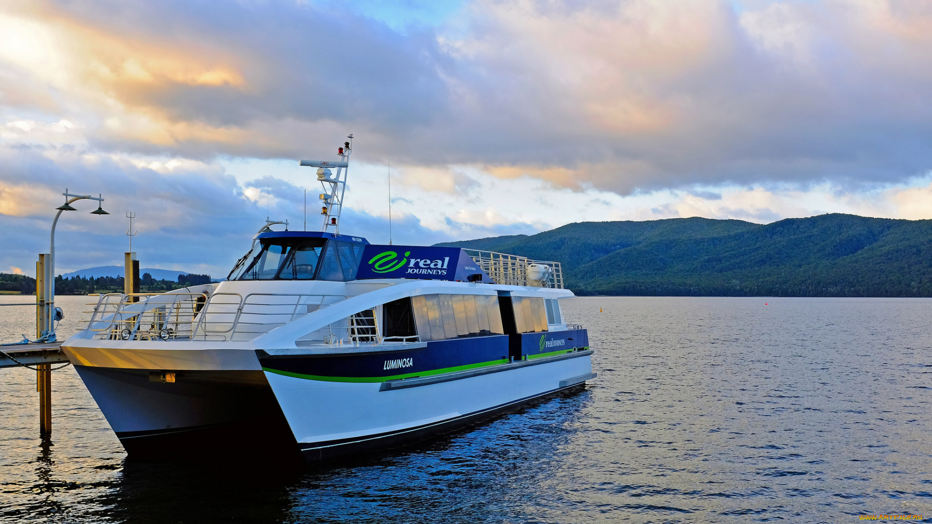 корабли, катамараны, и, тримараны, теплоход