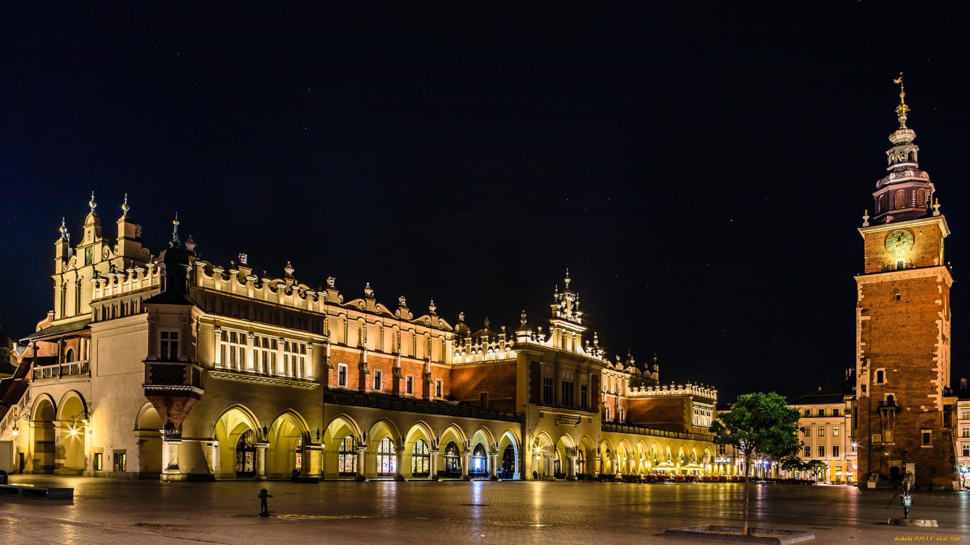 krak&, 243, города, краков, , польша, простор