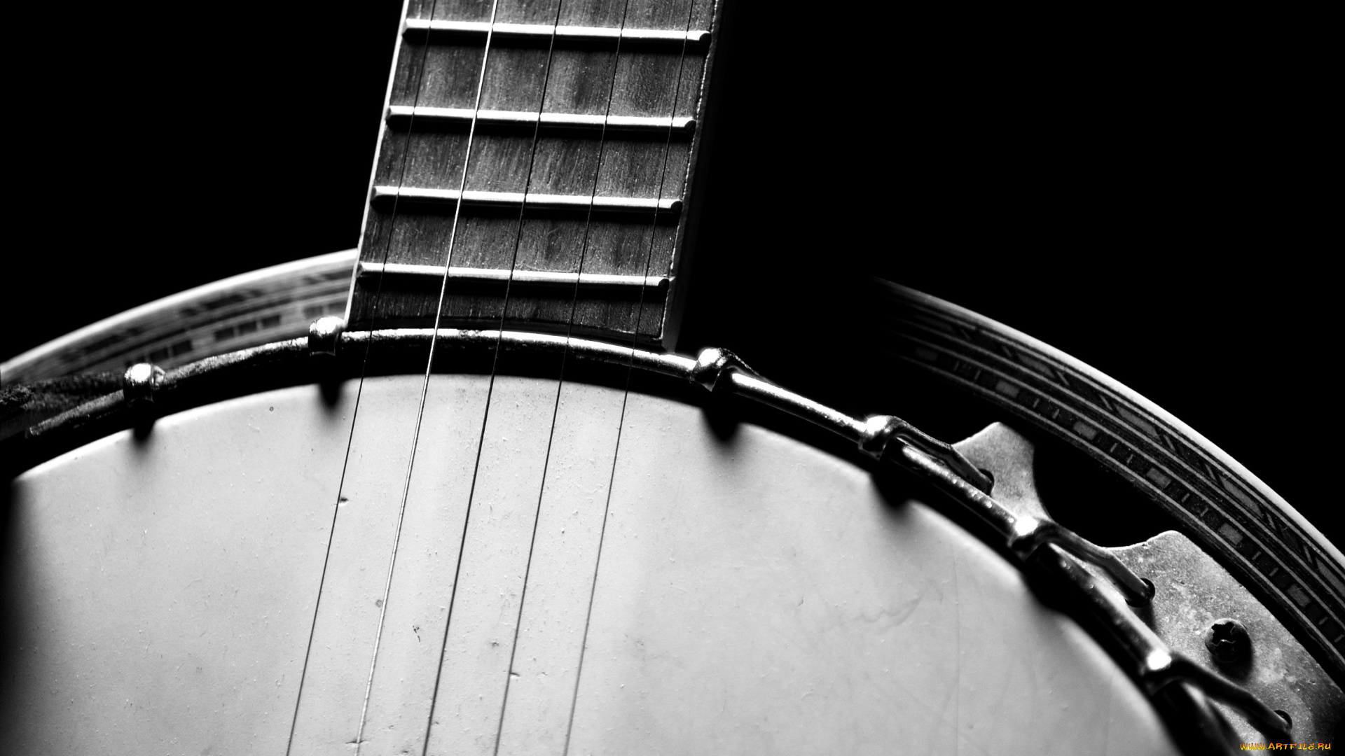 музыка, -музыкальные, инструменты, банджо