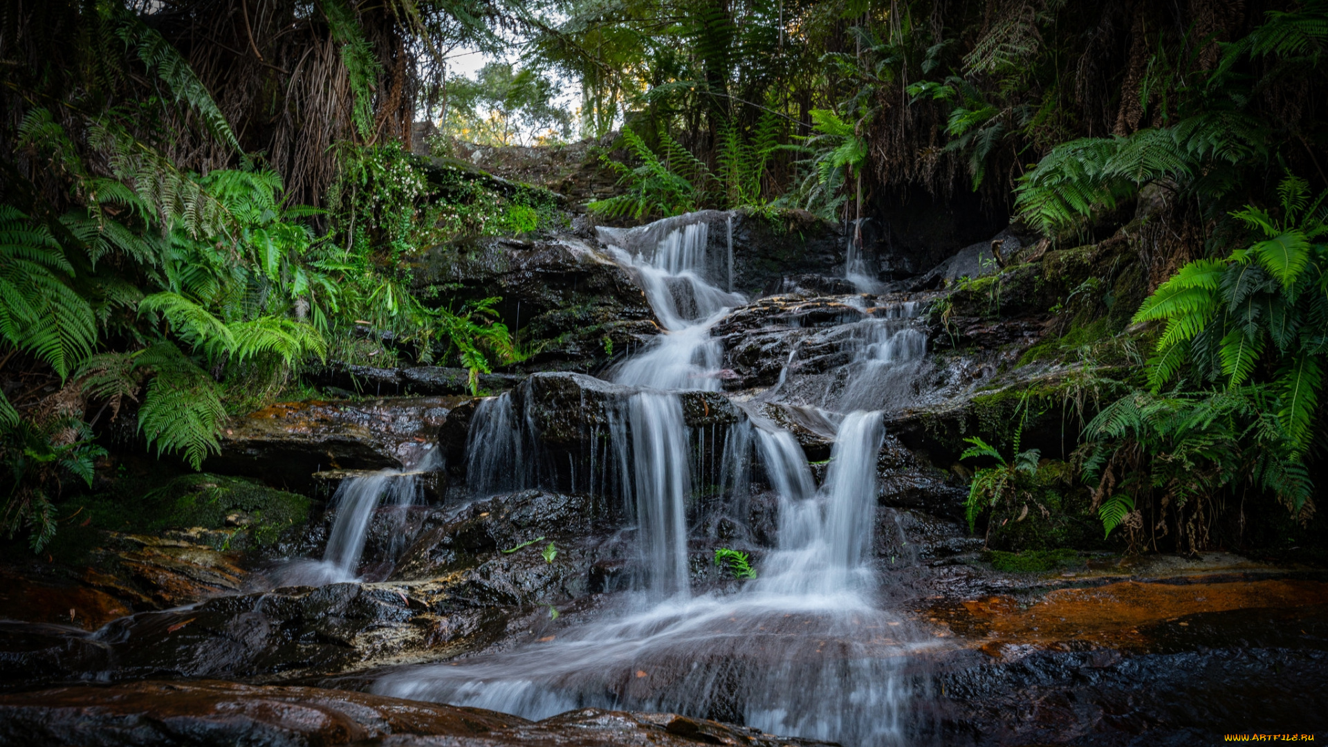 природа, водопады, простор