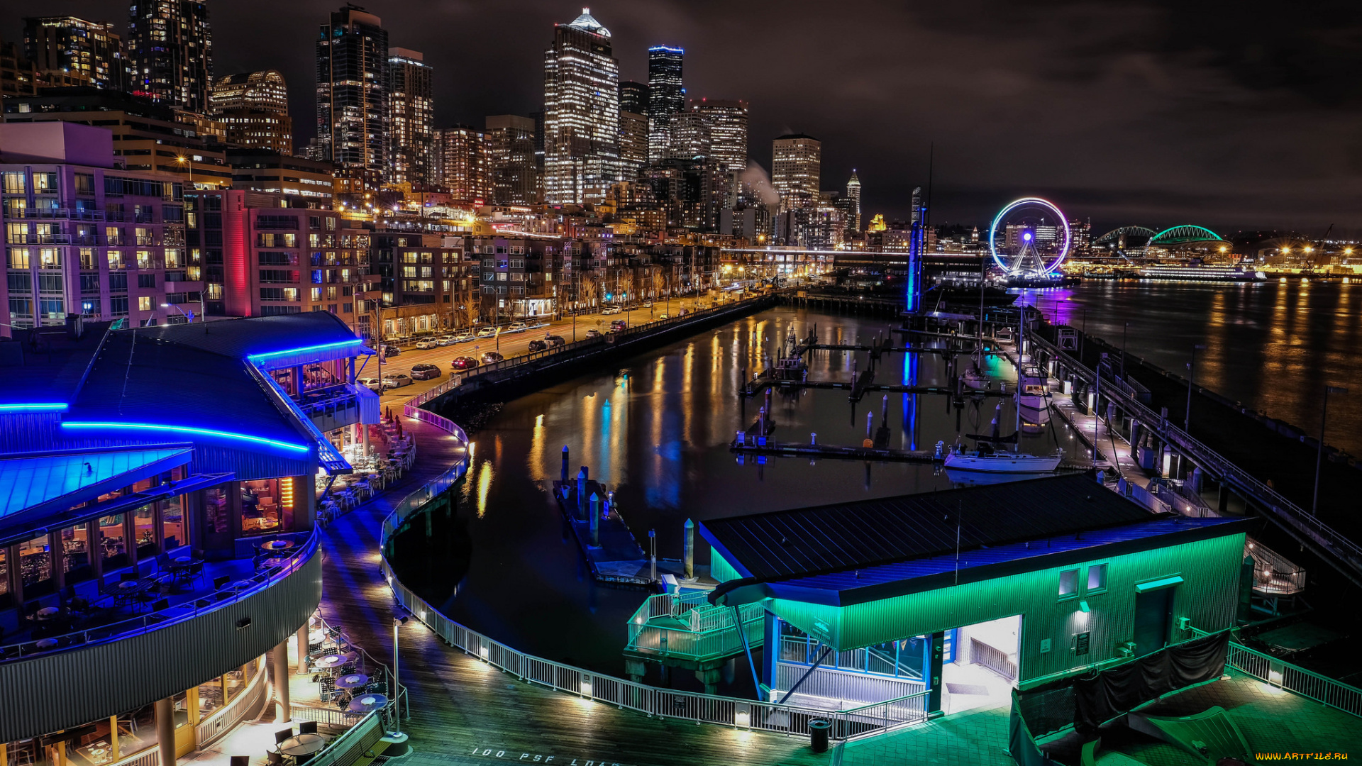 seattle, города, сиэтл, , сша, простор