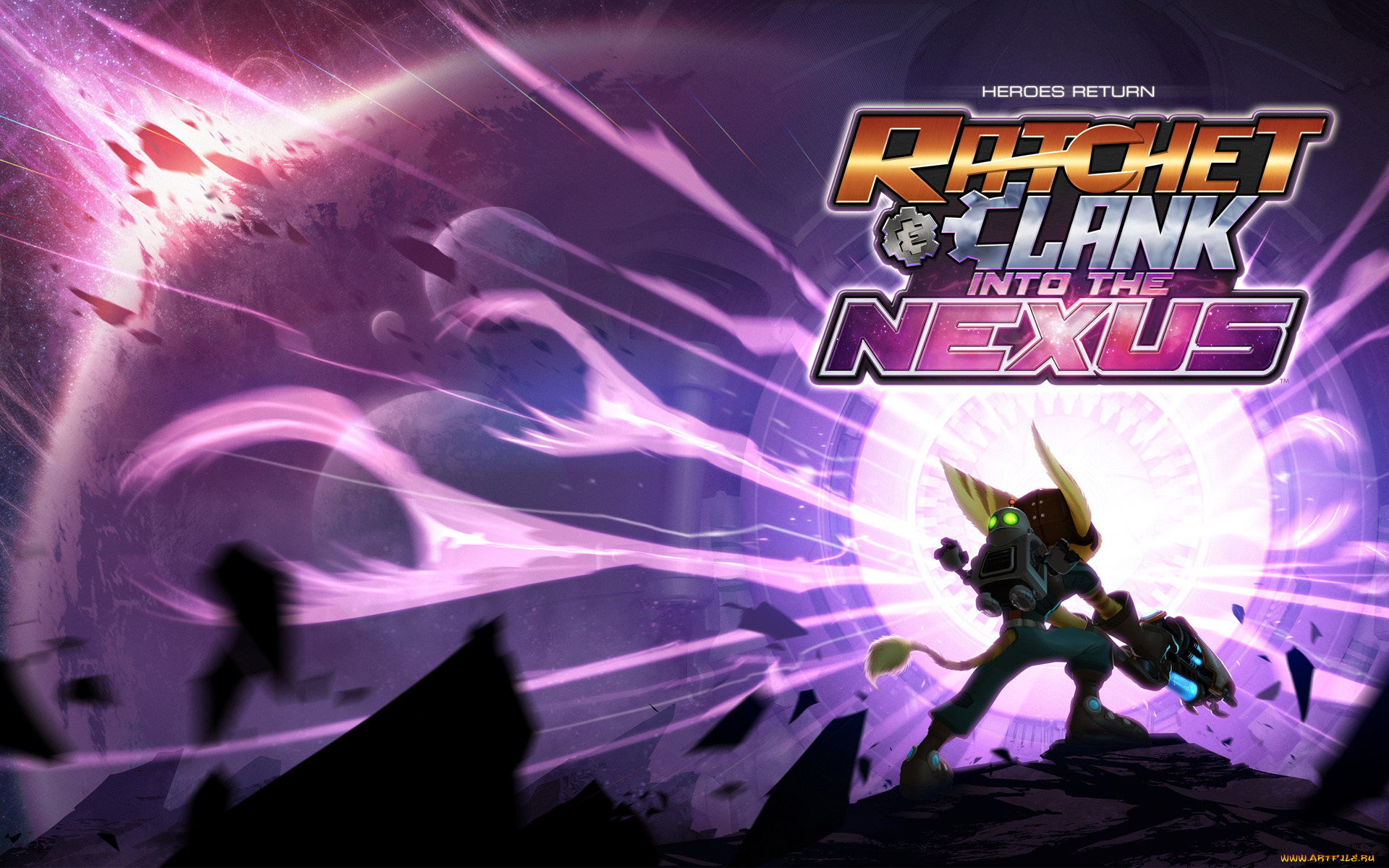 ratchet, &, clank, , into, the, nexus, видео, игры, персонаж