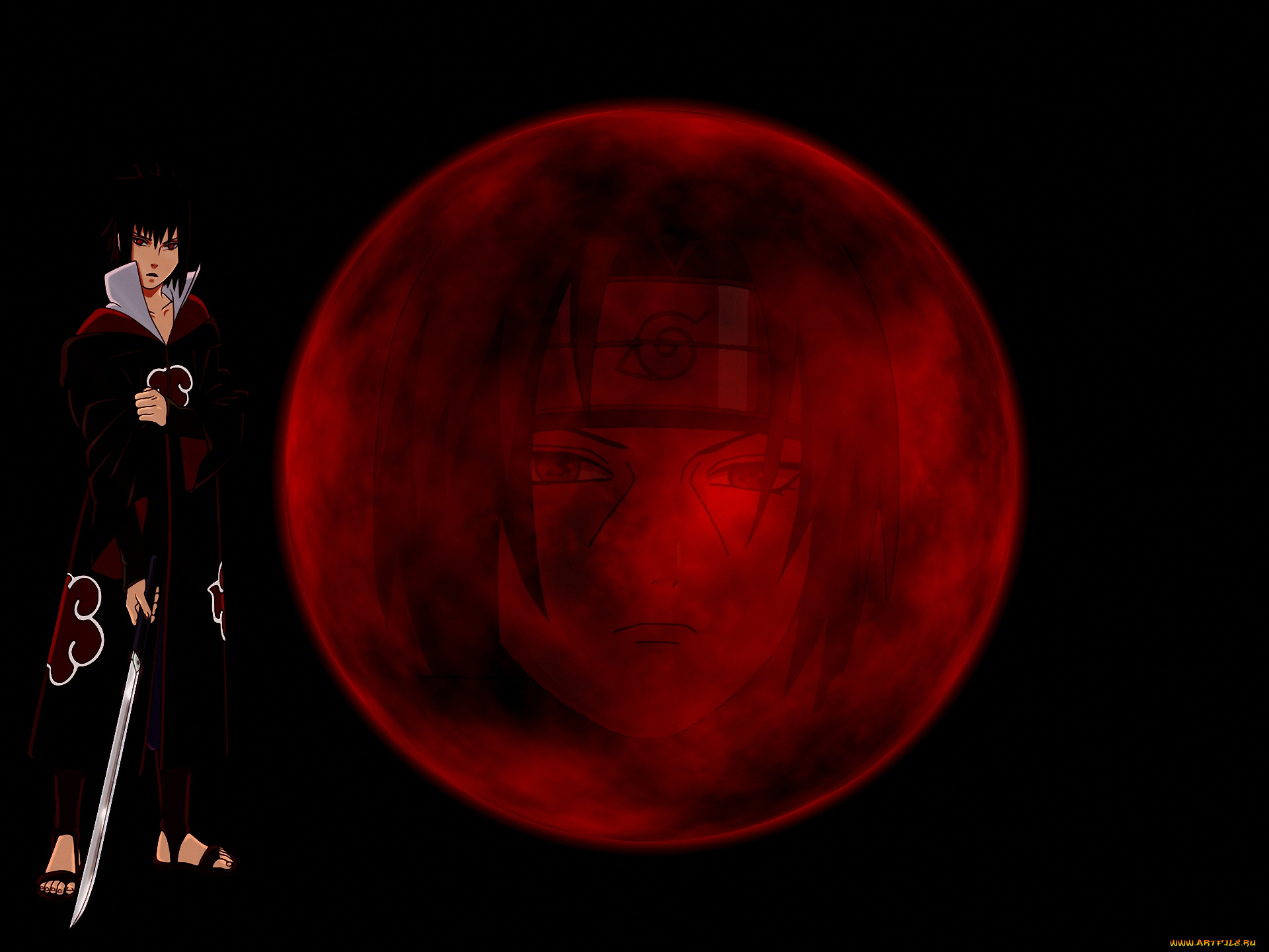 аниме, naruto, shinobi, uchiha, sasuke, шаринган, itachi, меч, шиноби, ниндзя