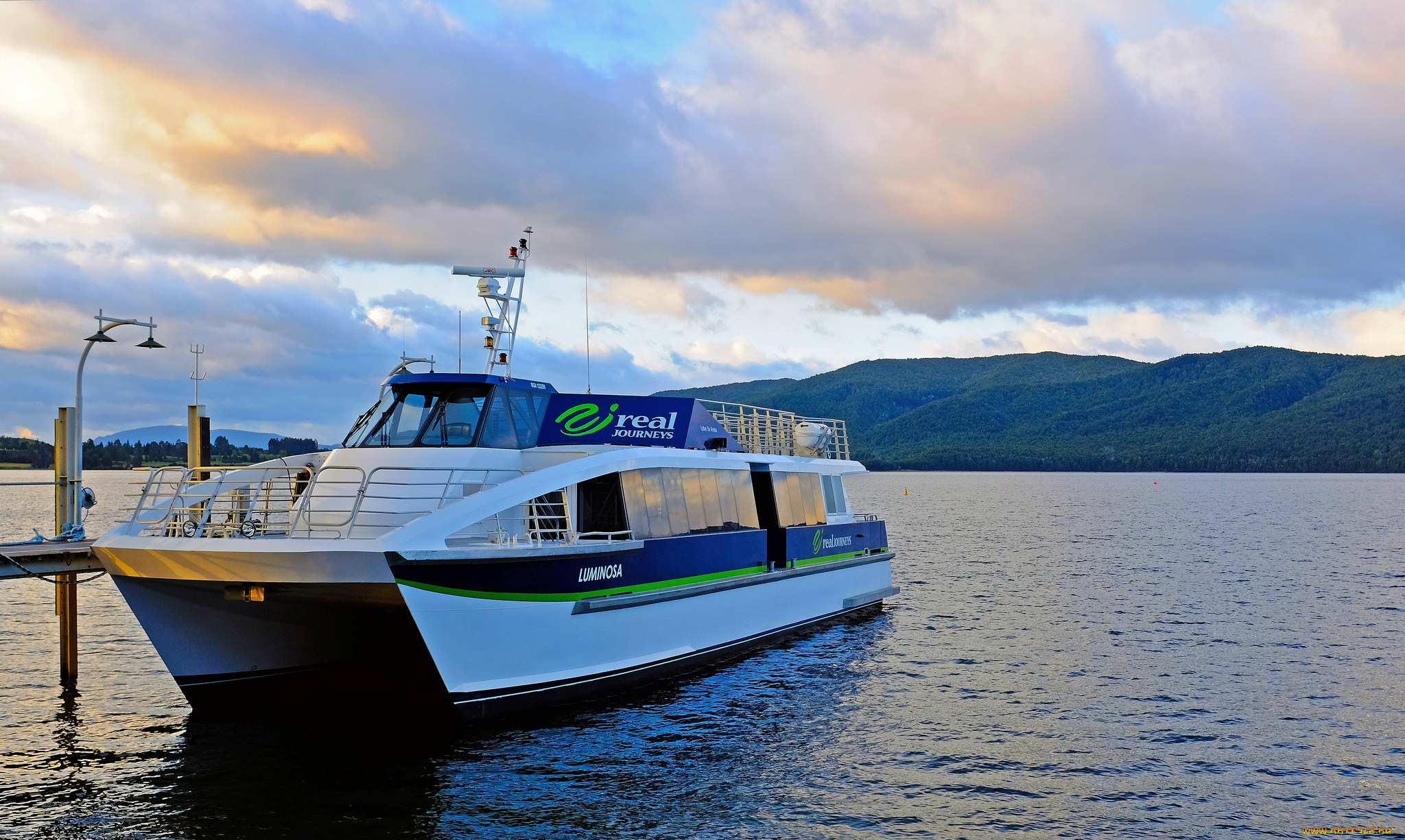 корабли, катамараны, и, тримараны, теплоход