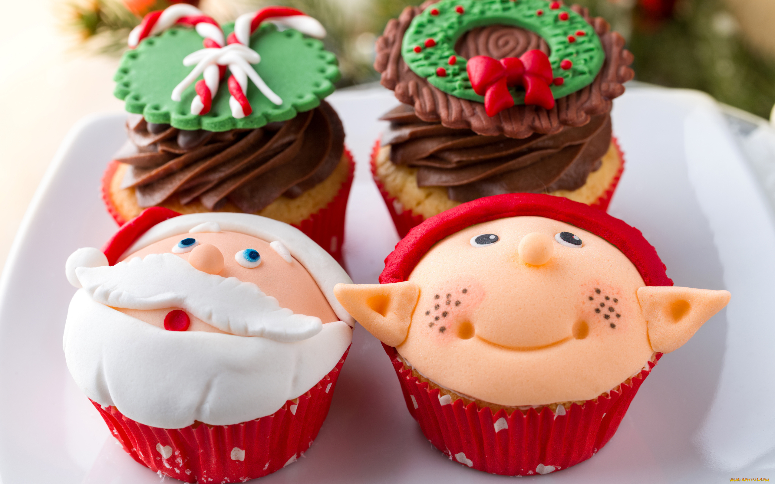 праздничные, угощения, рожицы, кексы