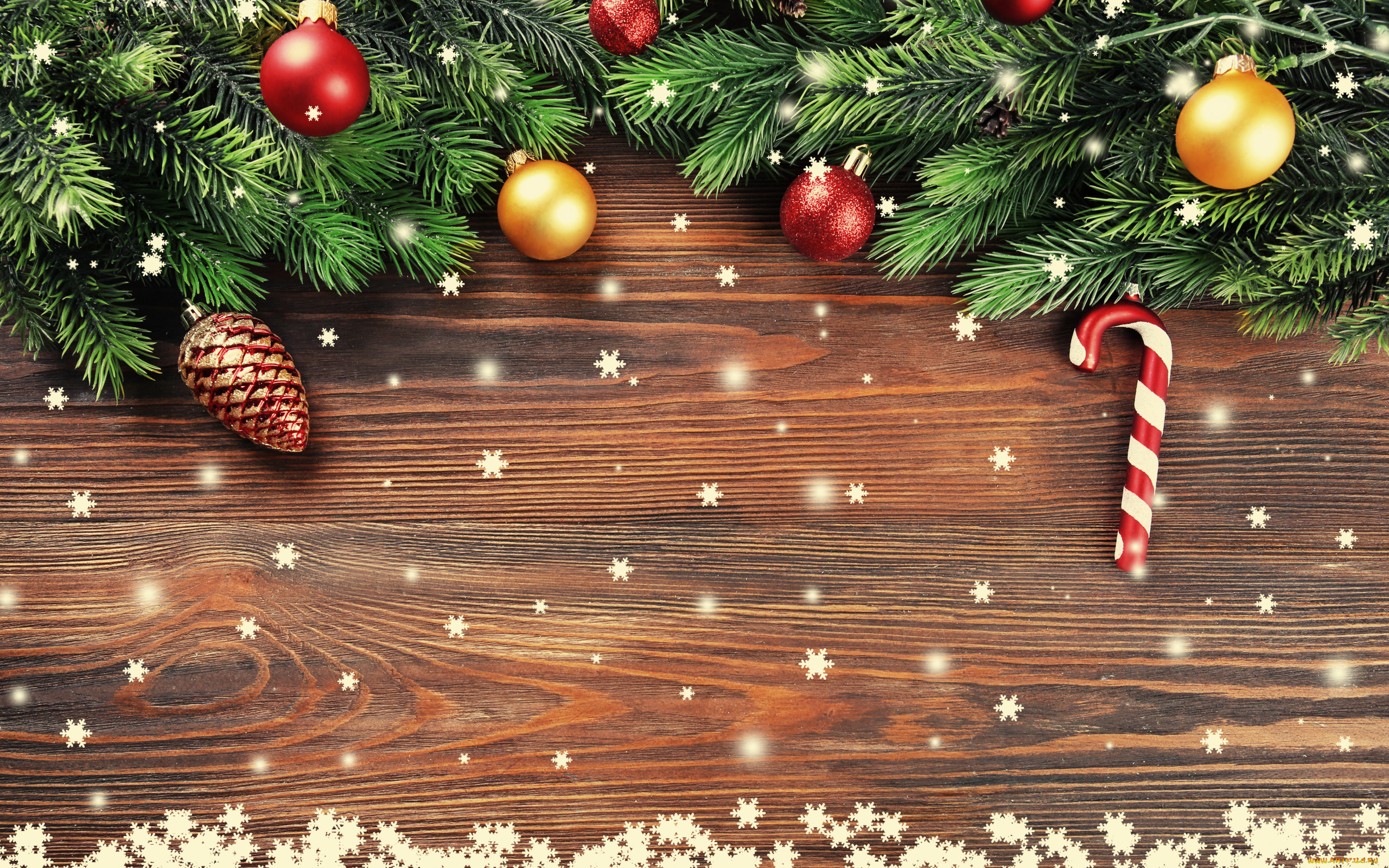 праздничные, украшения, ёлка, снежинки