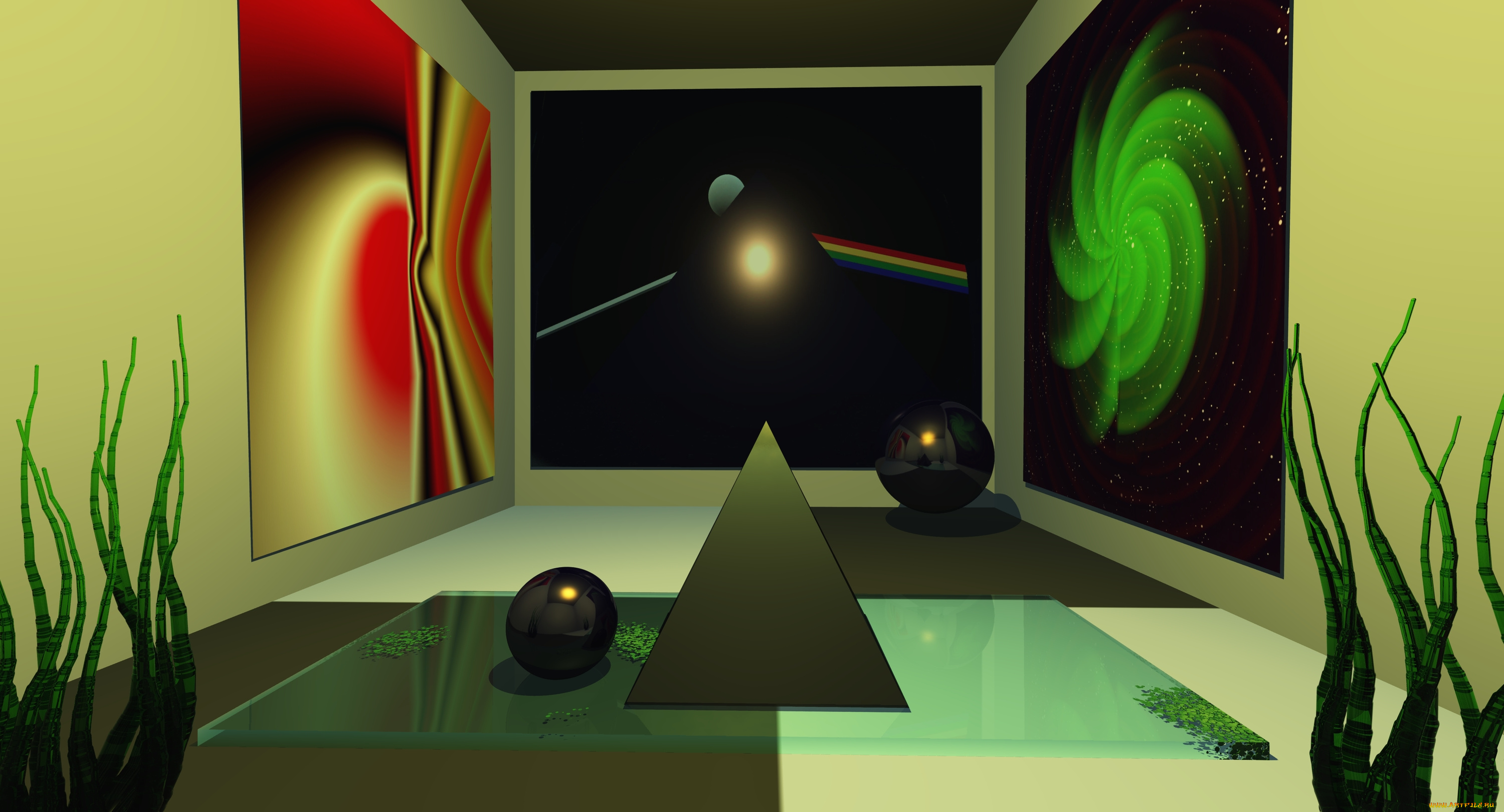 3д, графика, шары, , balls, фон, шары