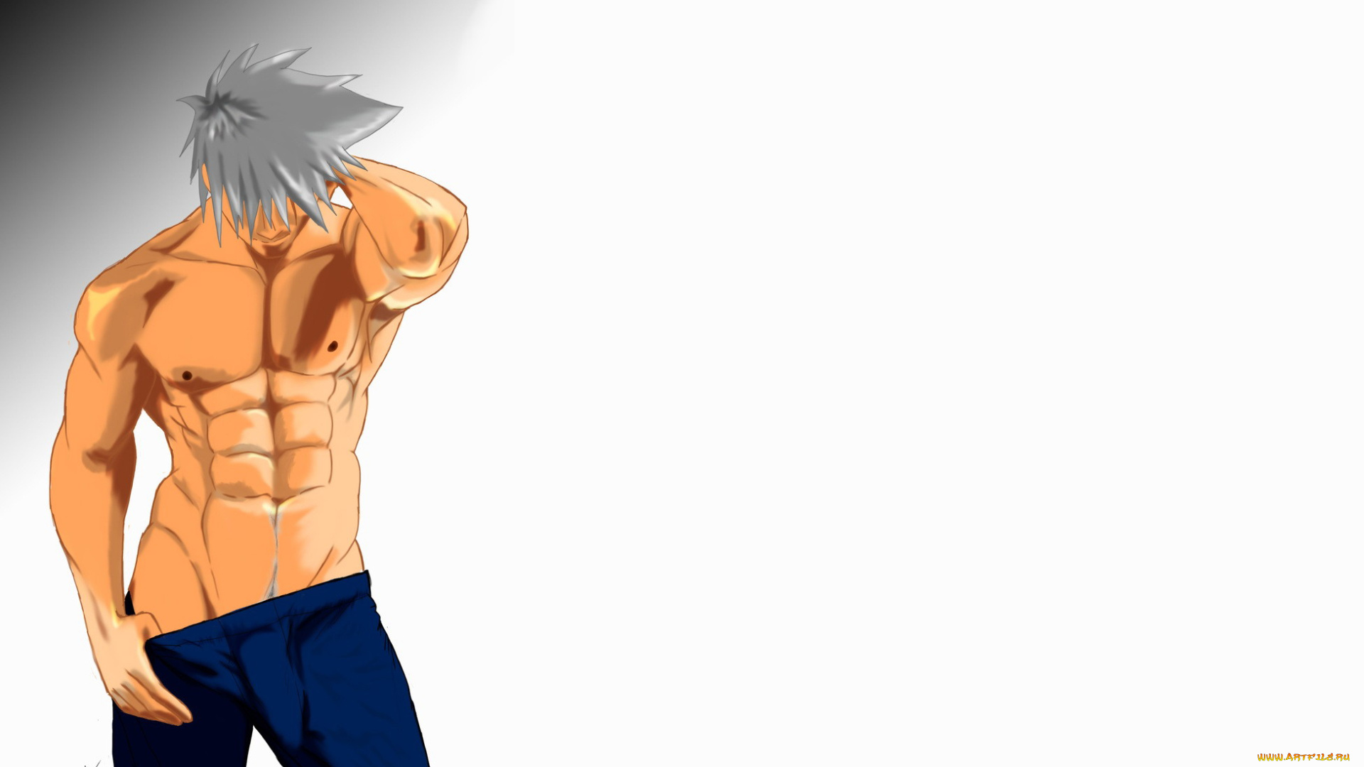 аниме, naruto, какаши, хатаке, торс