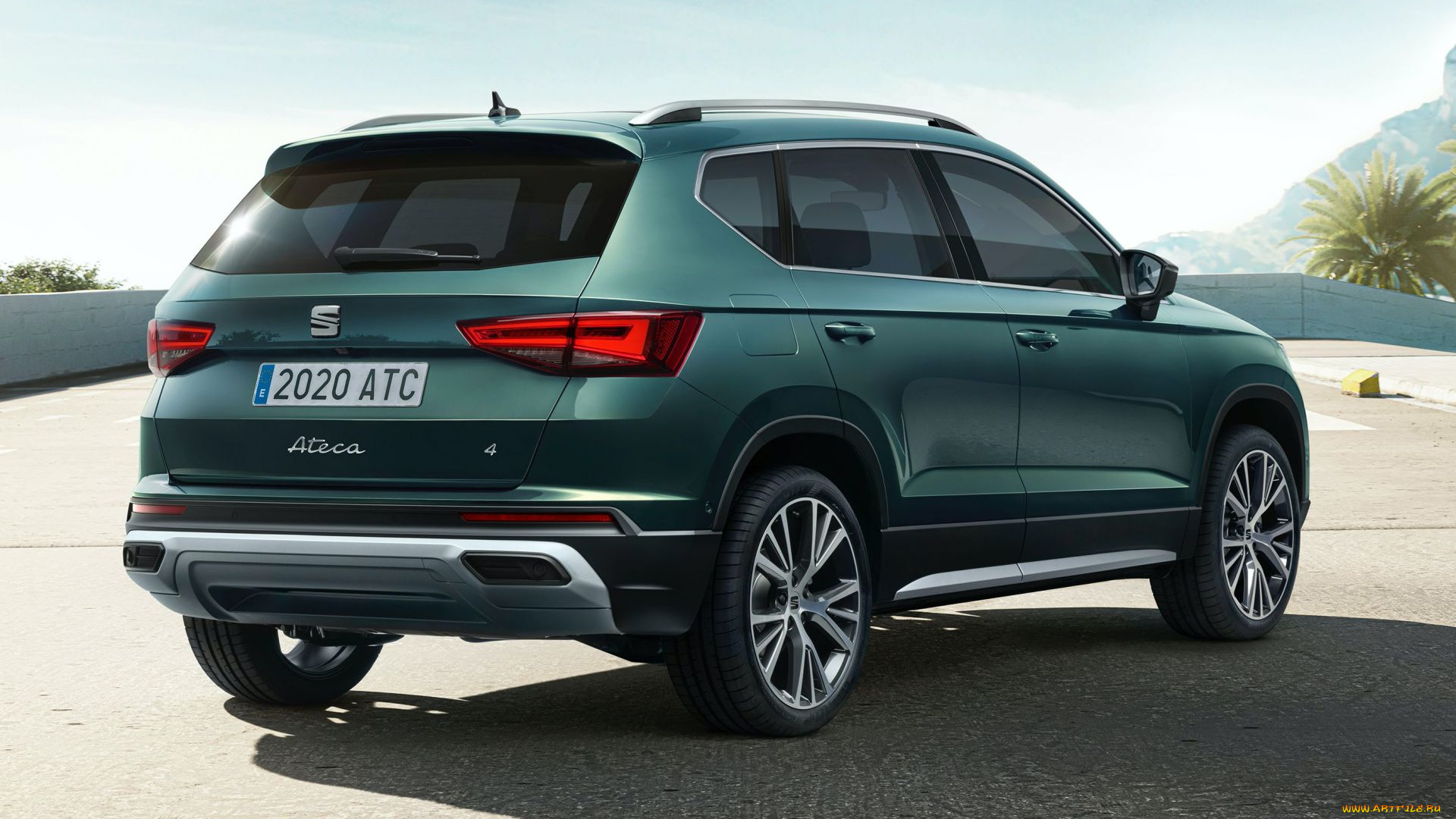 2021, seat, ateca, автомобили, seat, кроссовер, 2021, ateca, вид, сзади
