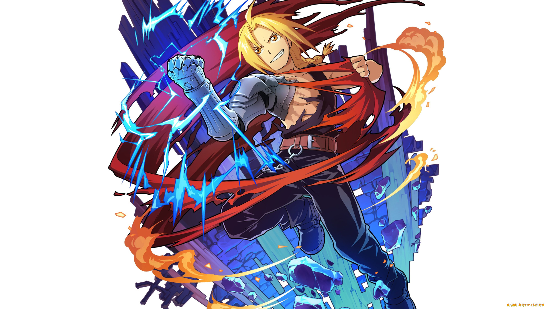 аниме, fullmetal, alchemist, стальной, алхимик