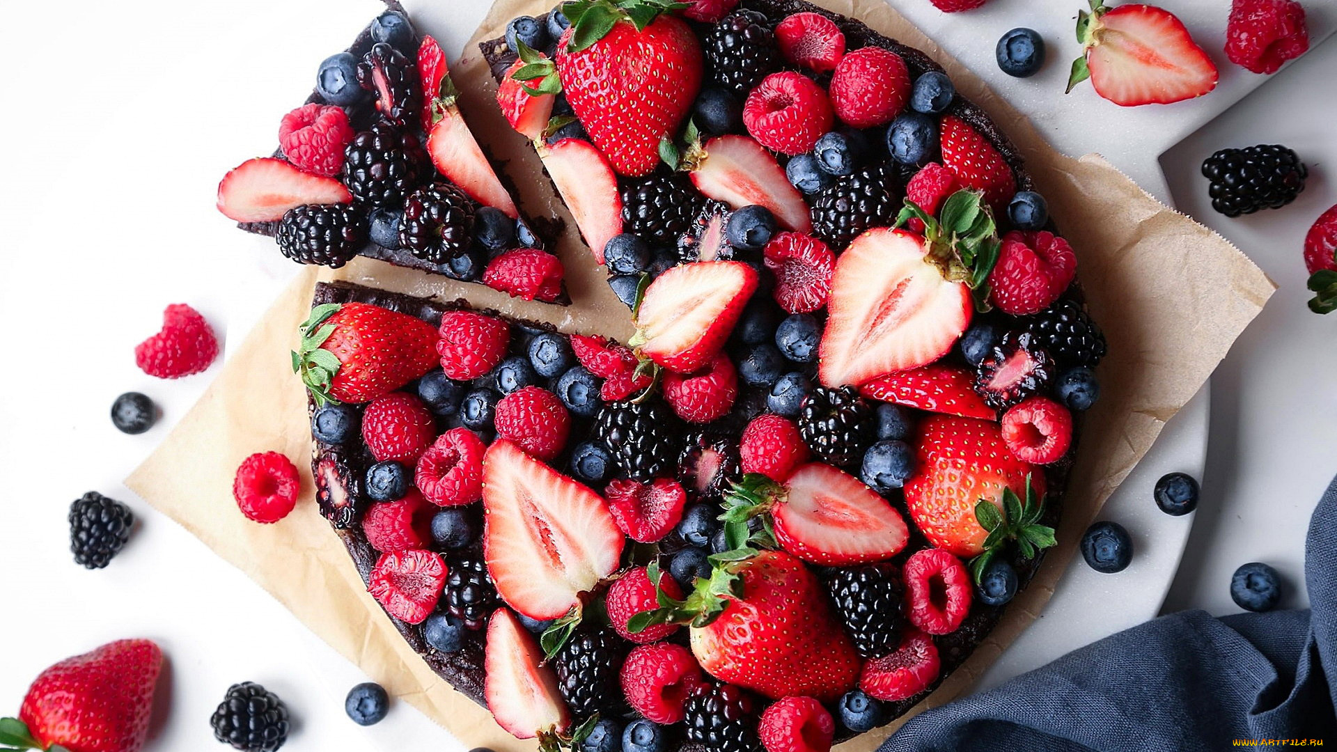 еда, торты, ягодынй, торт, чизкейк