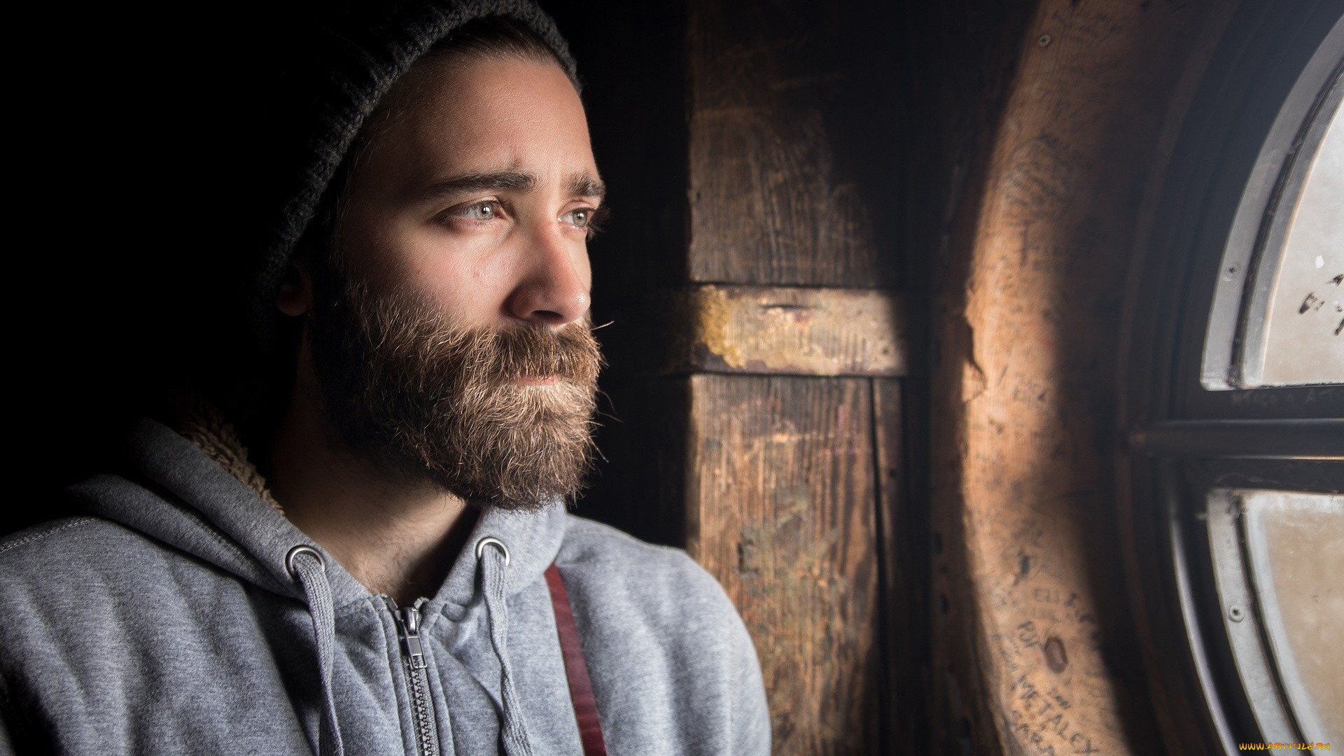 мужчины, -, unsort, шапка, борода