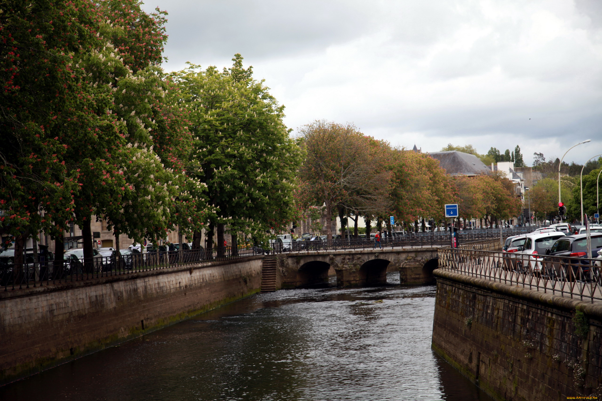 бретань, франция, города, -, улицы, , площади, , набережные