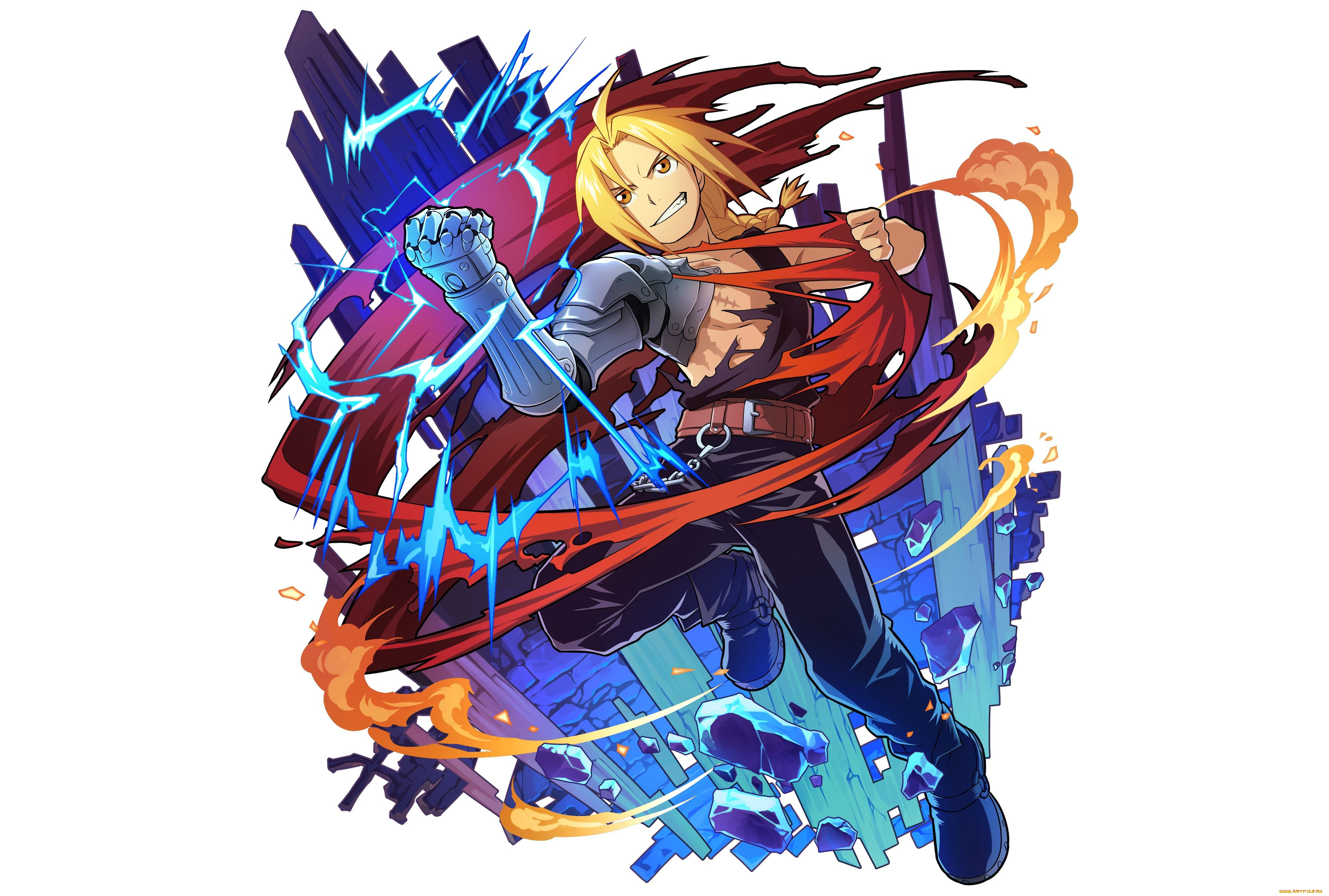 аниме, fullmetal, alchemist, стальной, алхимик