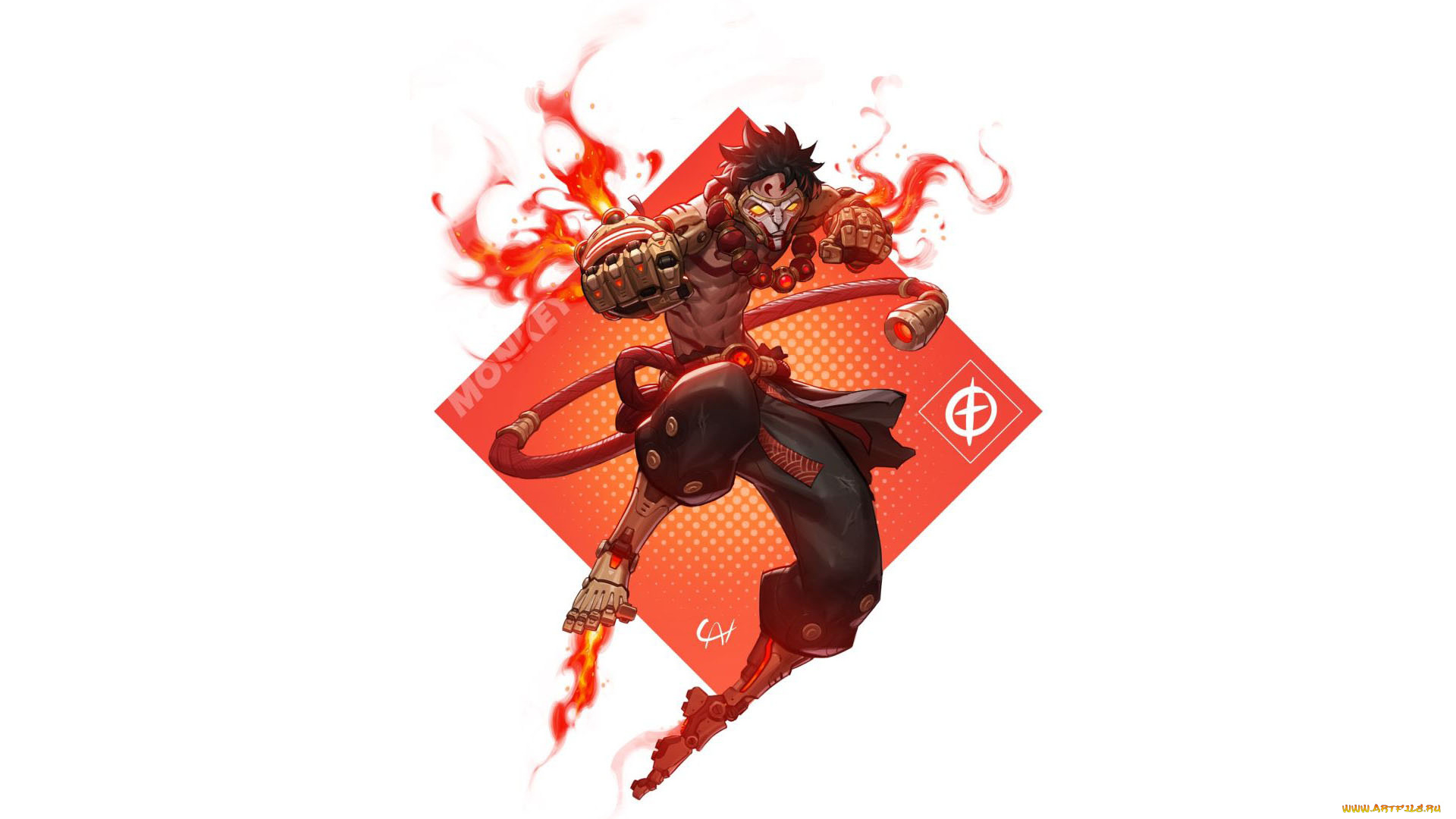 фэнтези, роботы, , киборги, , механизмы, обезьяна, киборг