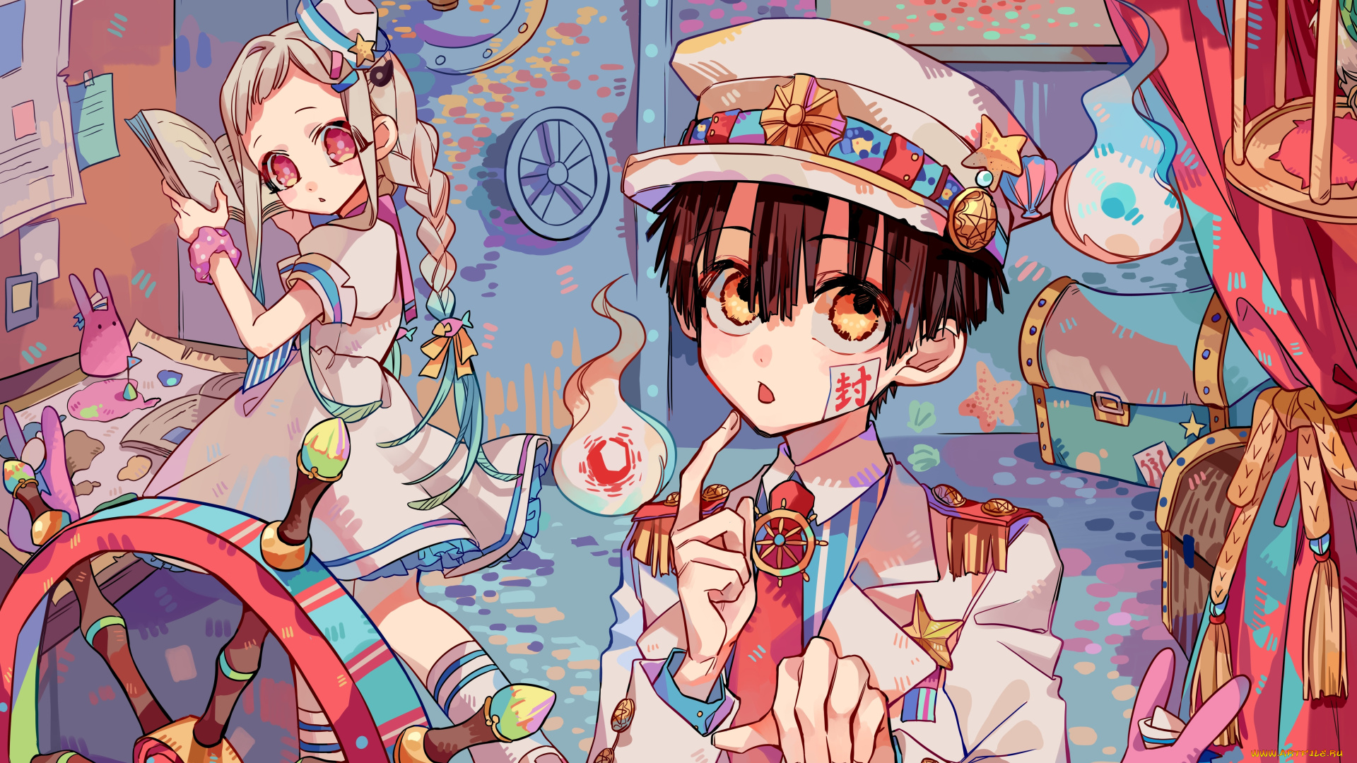 аниме, jibaku, shounen, hanako-kun, jibaku, shounen, hanako, kun