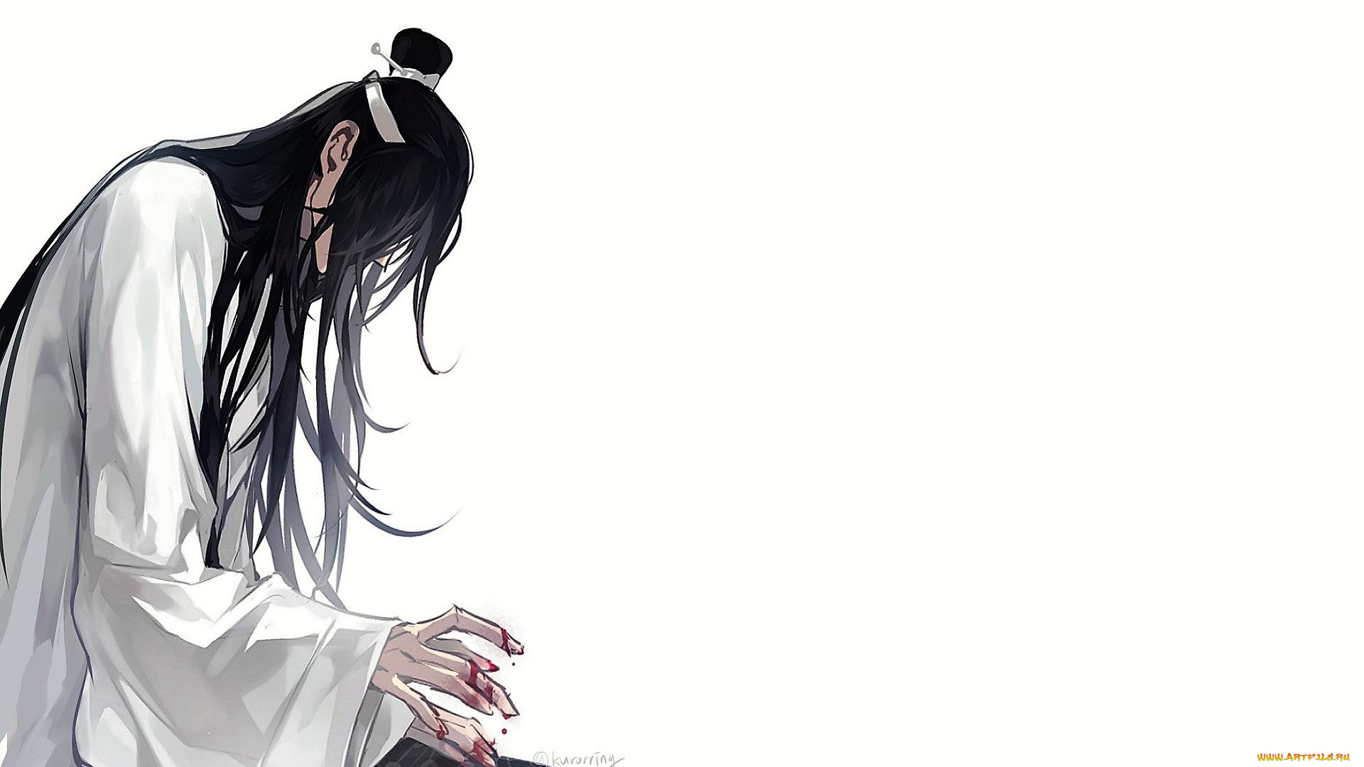 аниме, mo, dao, zu, shi, лань, ванцзи, гуцинь, кровь