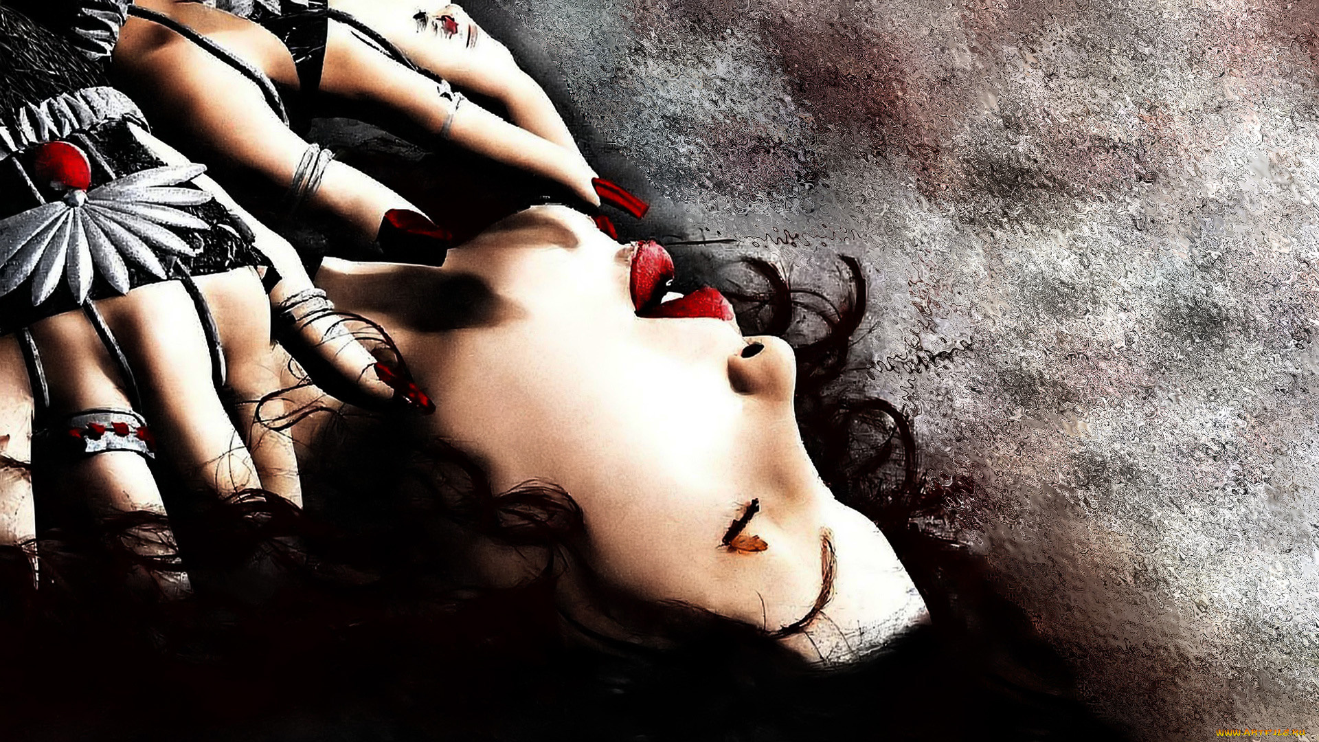 295293, рисованное, люди, девушка