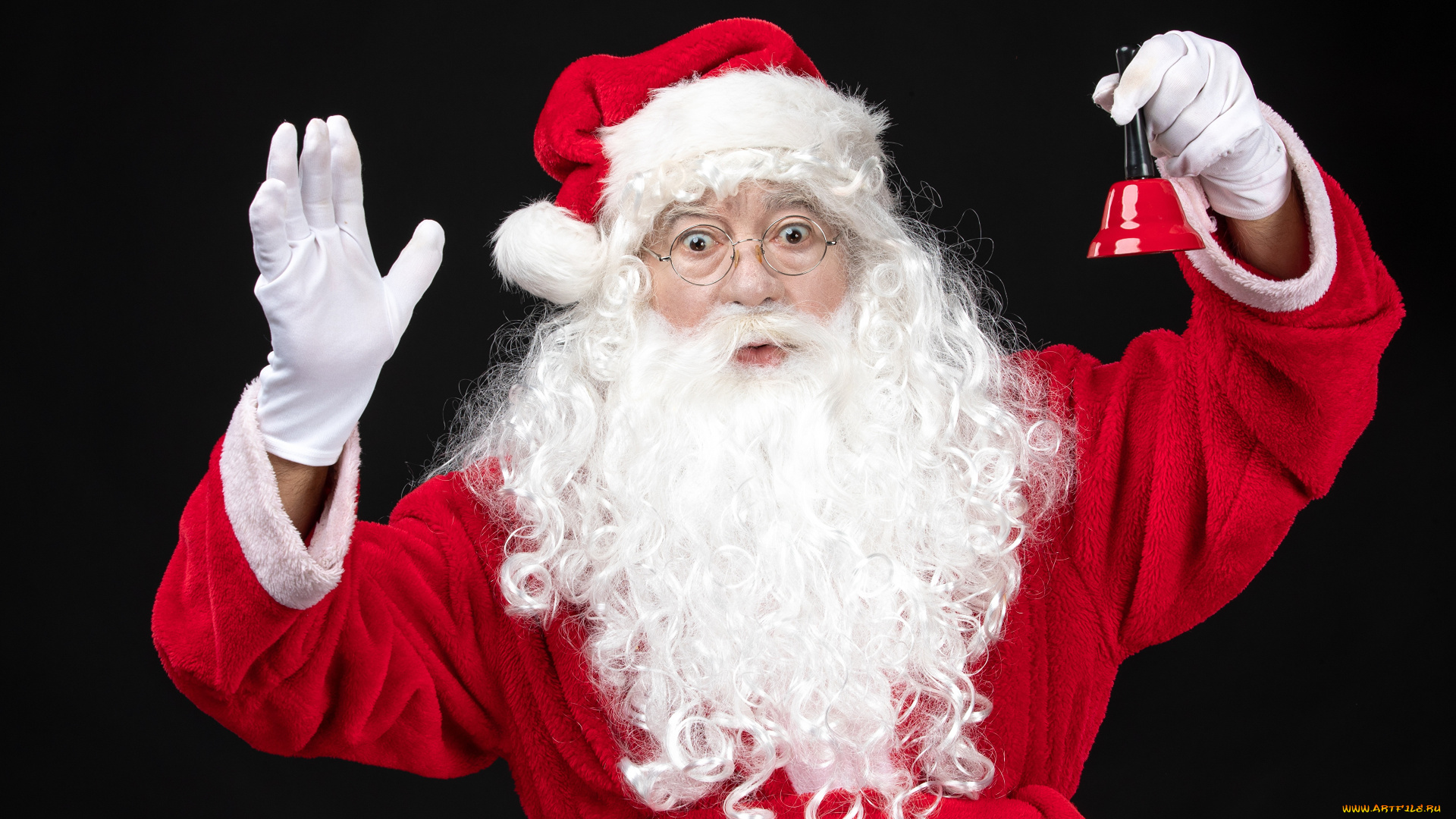 праздничные, дед, мороз, , санта, клаус, санта, клаус, колокольчик