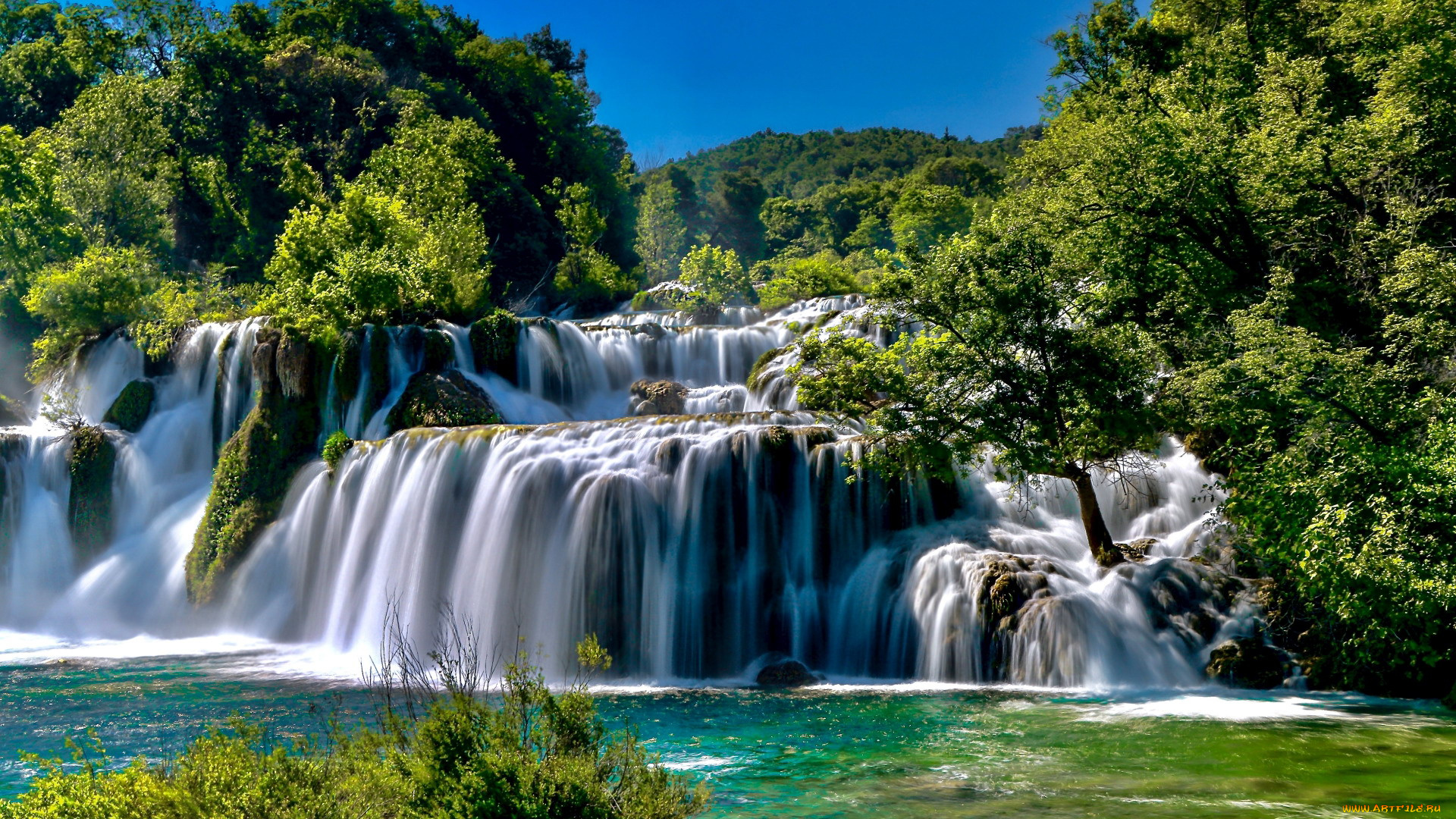 skradinski, buk, waterfalls, krka, np, croatia, природа, водопады, skradinski, buk, waterfalls, krka, np