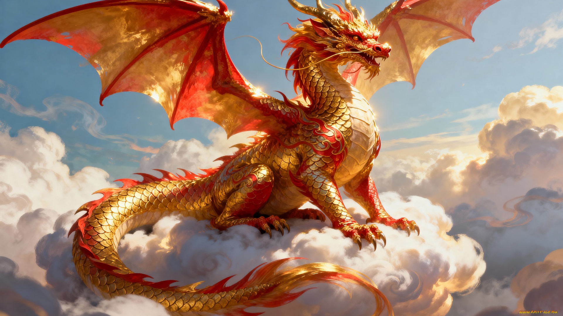 фэнтези, драконы, дракон