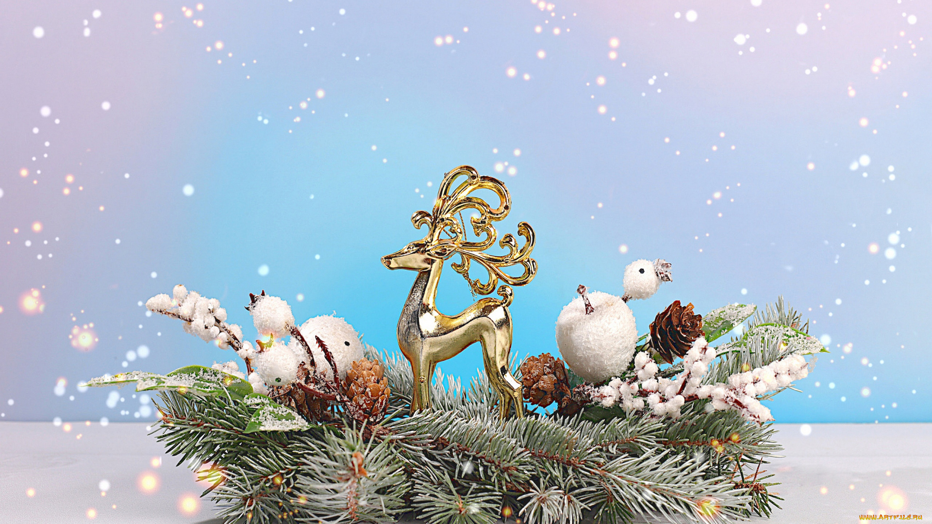 праздничные, украшения, новогодняя