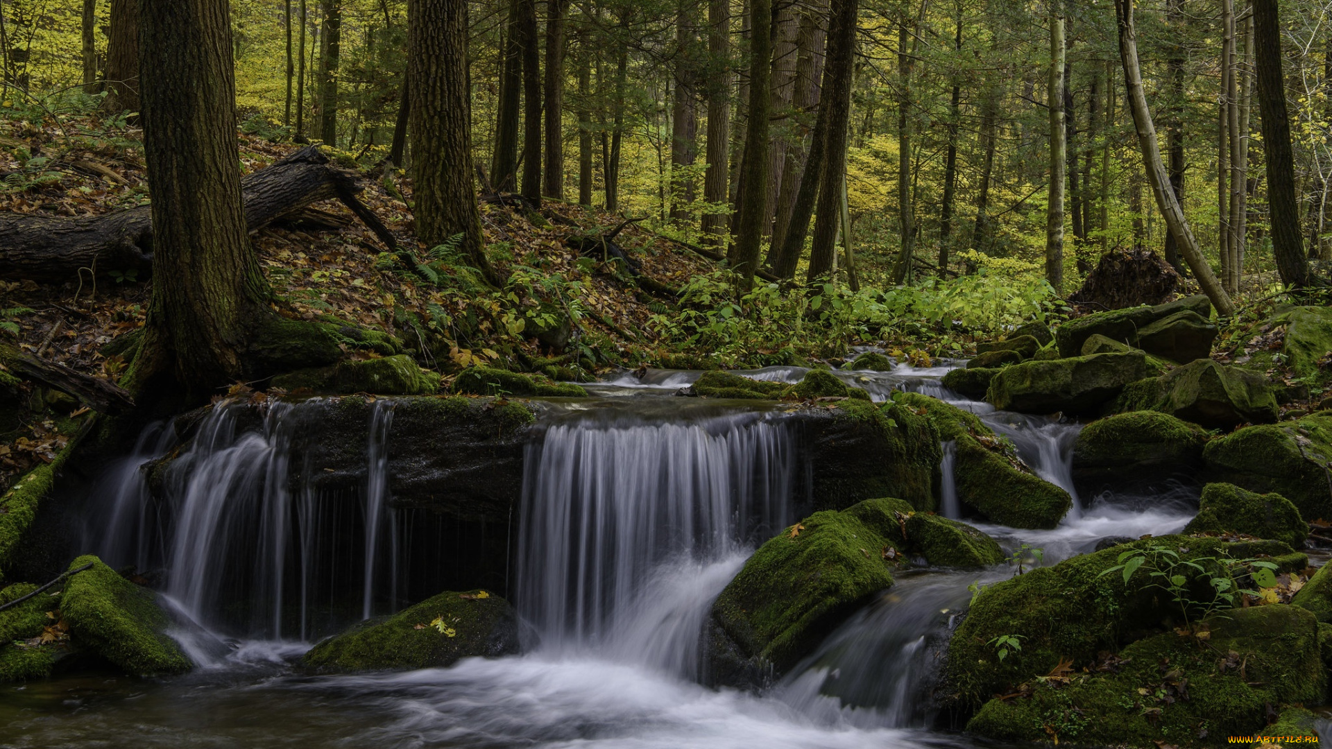 природа, водопады, пейзаж