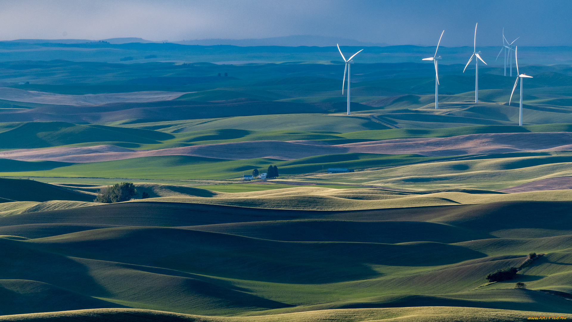 разное, ветрогенераторы, пейзаж