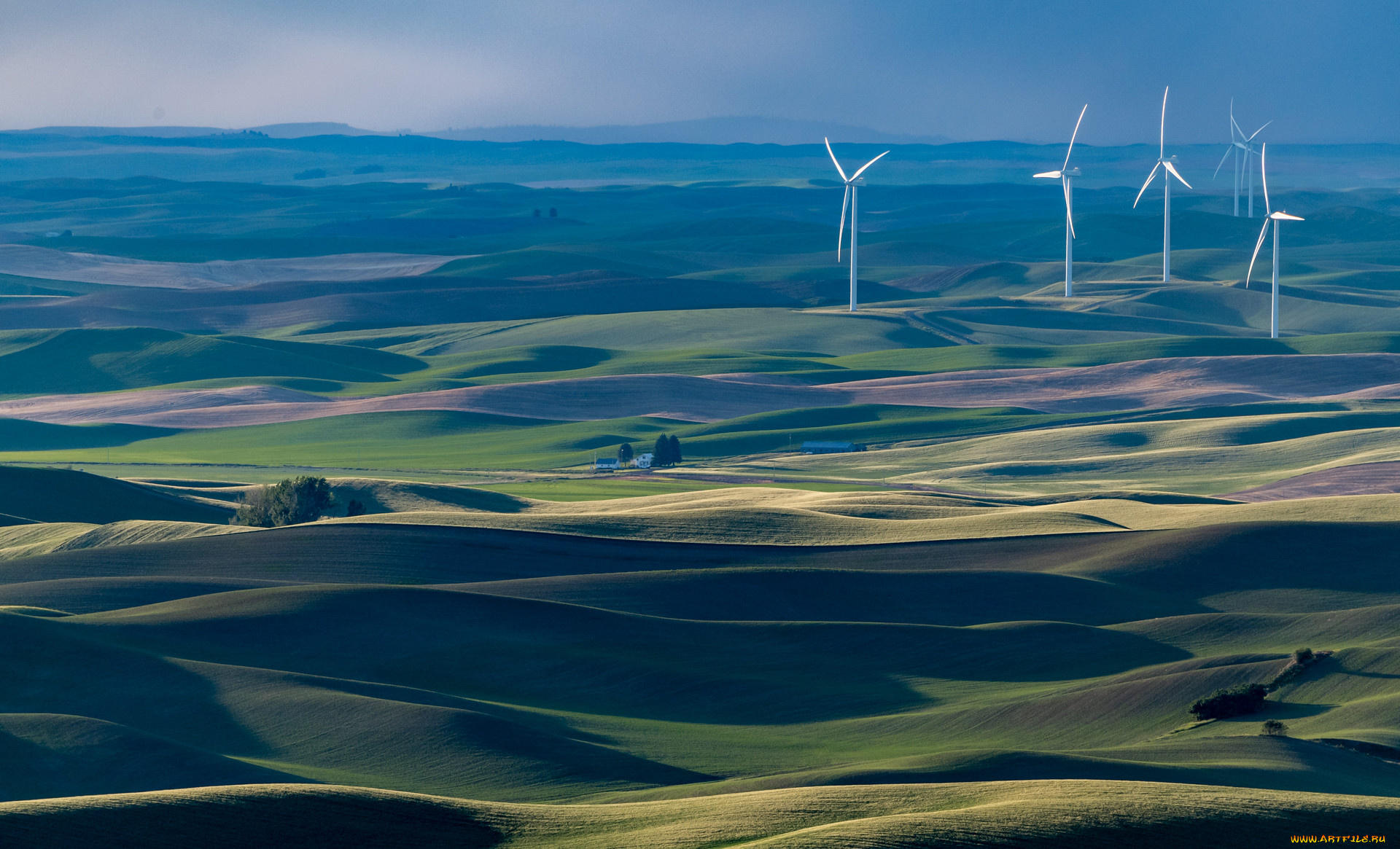 разное, ветрогенераторы, пейзаж