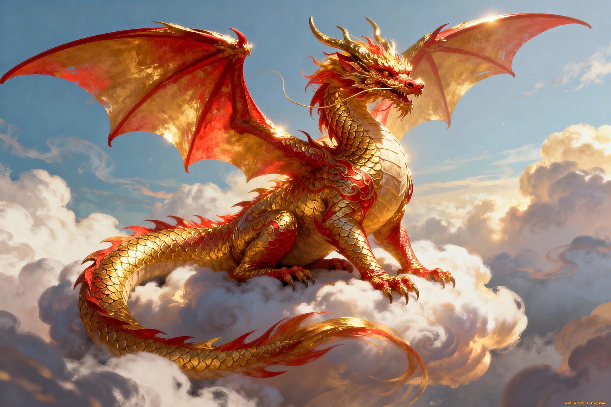 фэнтези, драконы, дракон