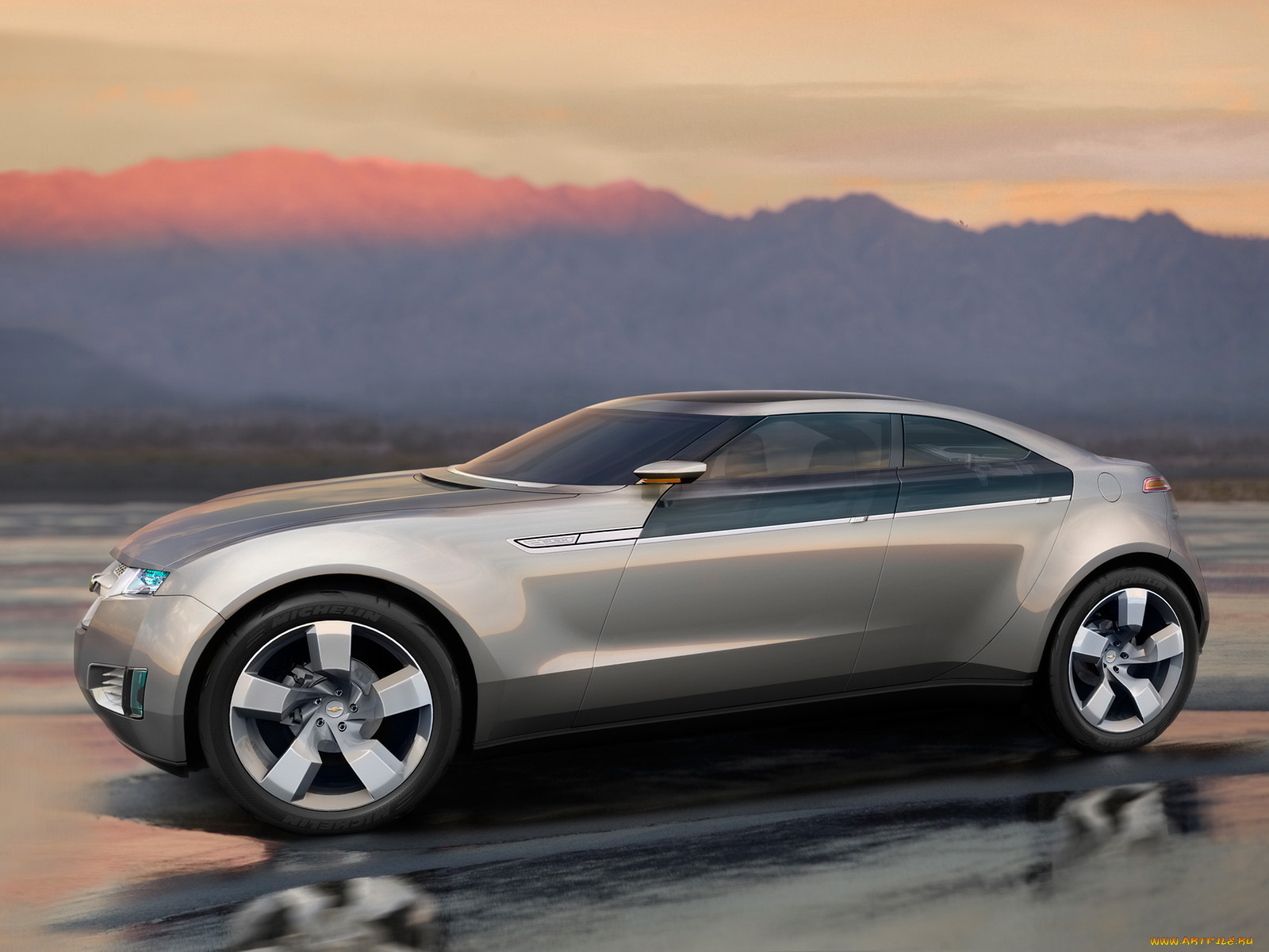 2007, chevrolet, volt, concept, автомобили