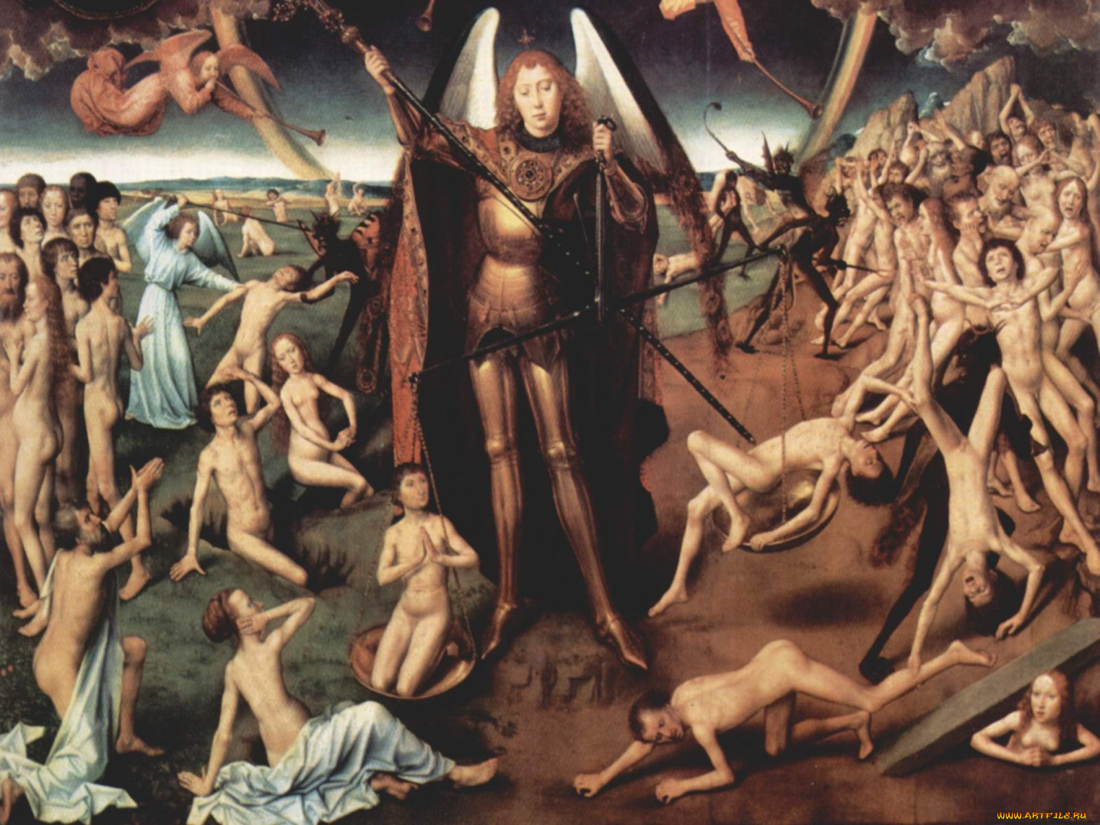 рисованные, hans, memling