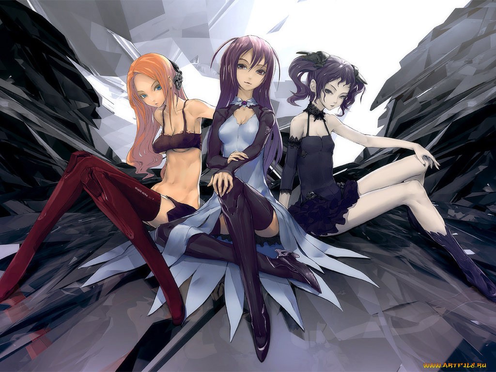 аниме, headphones, instrumental