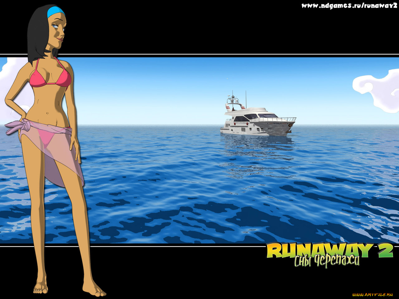 видео, игры, runaway, сны, черепахи, the, dream, of, turtle