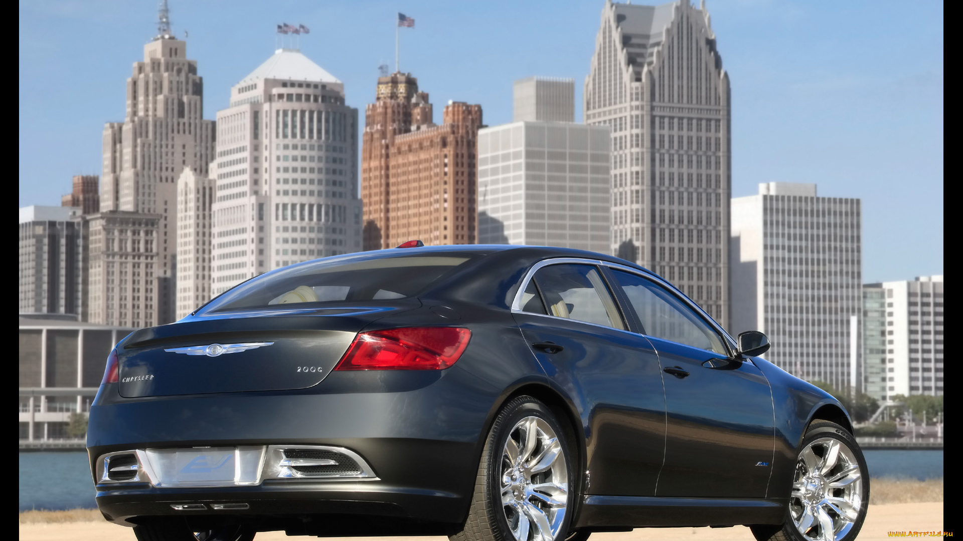 2009, chrysler, 200c, ev, concept, автомобили