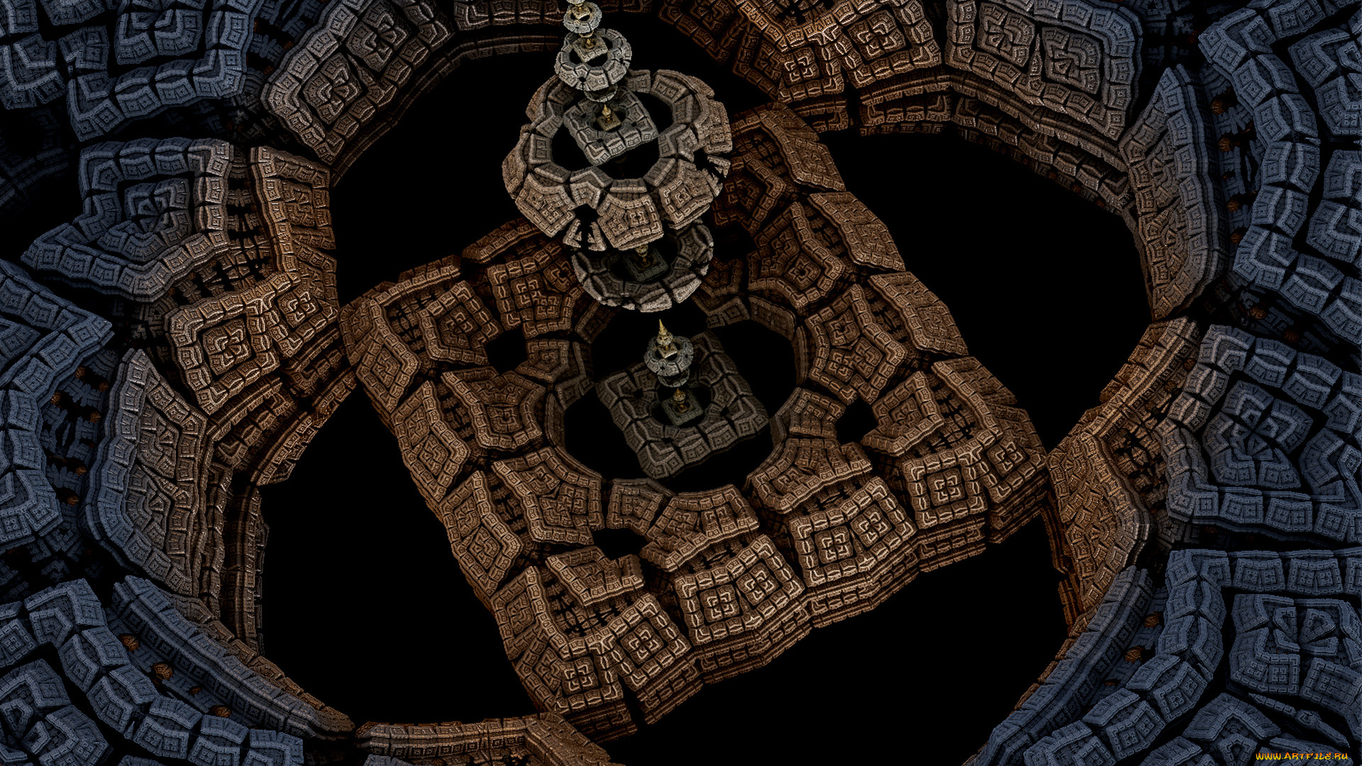 3д, графика, fractal, фракталы, абстракция, узор