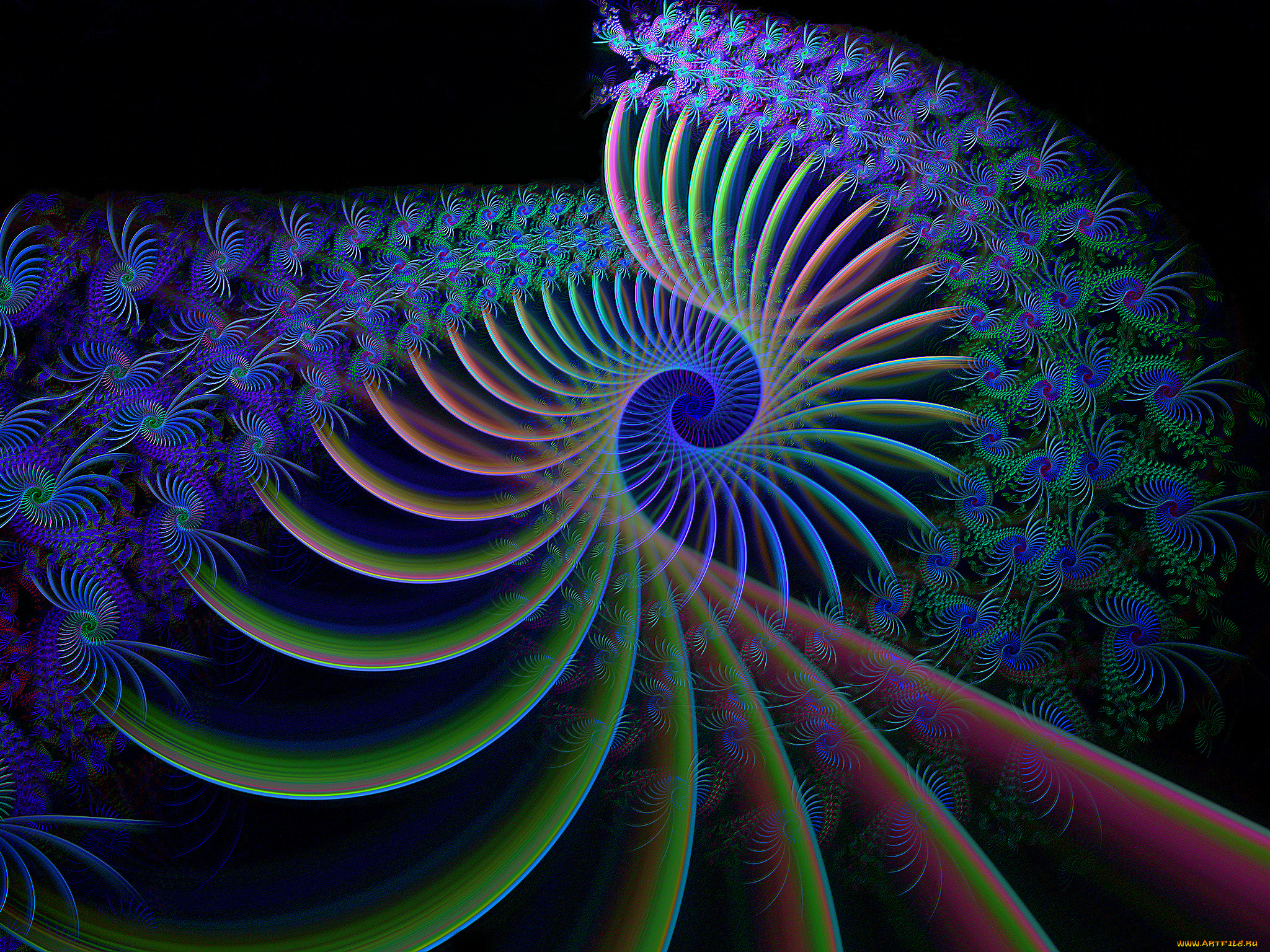 3д, графика, fractal, фракталы, фрактал, узор