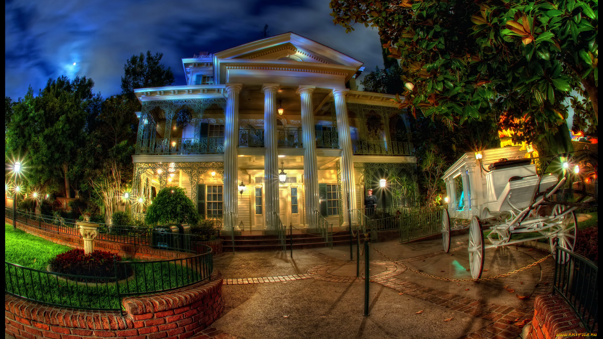 города, диснейленд, калифорния