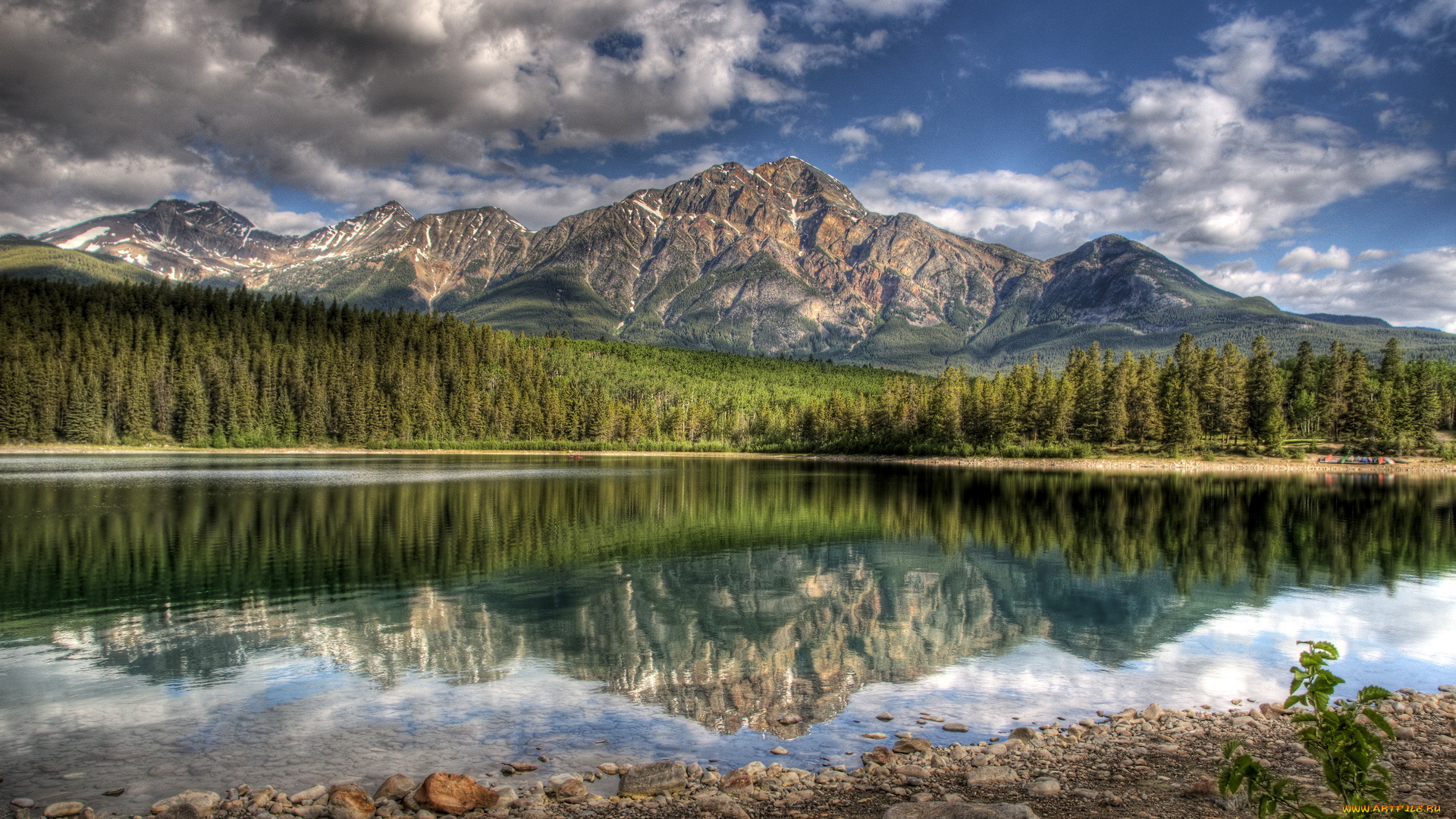 lake, patricia, jasper, canada, природа, реки, озера, озеро