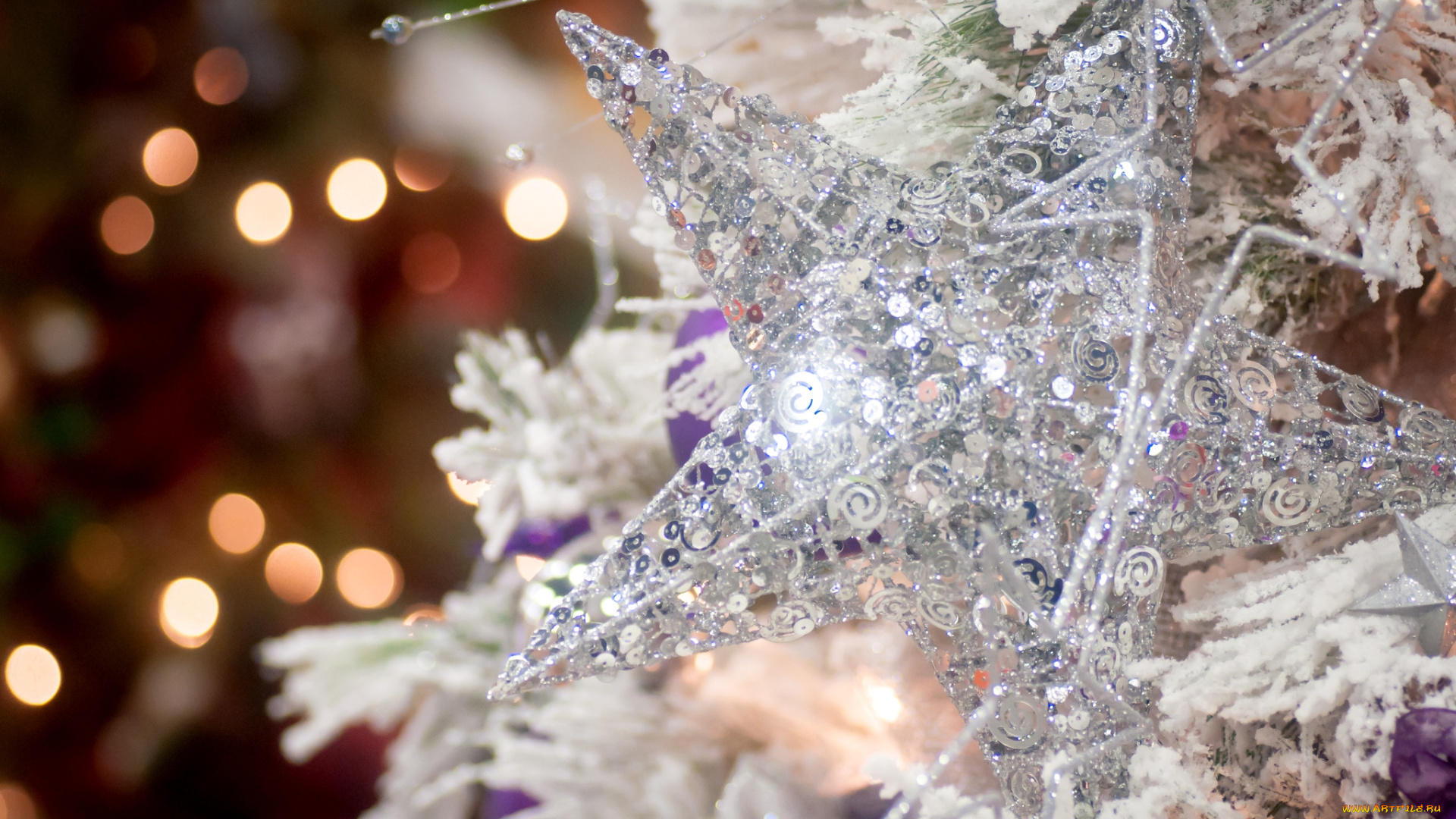 праздничные, снежинки, звёздочки, звезда