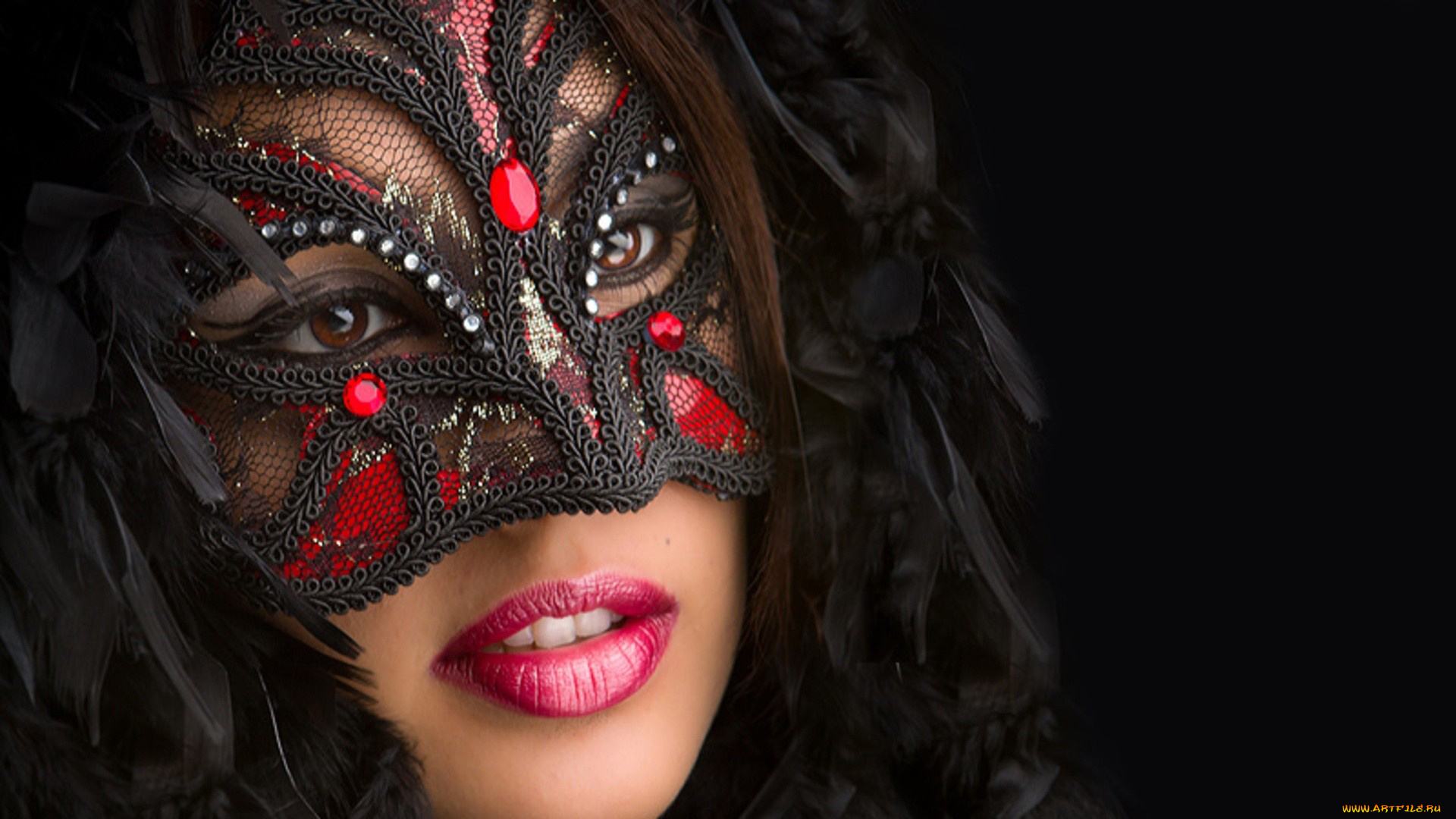 разное, маски, карнавальные, костюмы, маска, перья, взгляд, губы