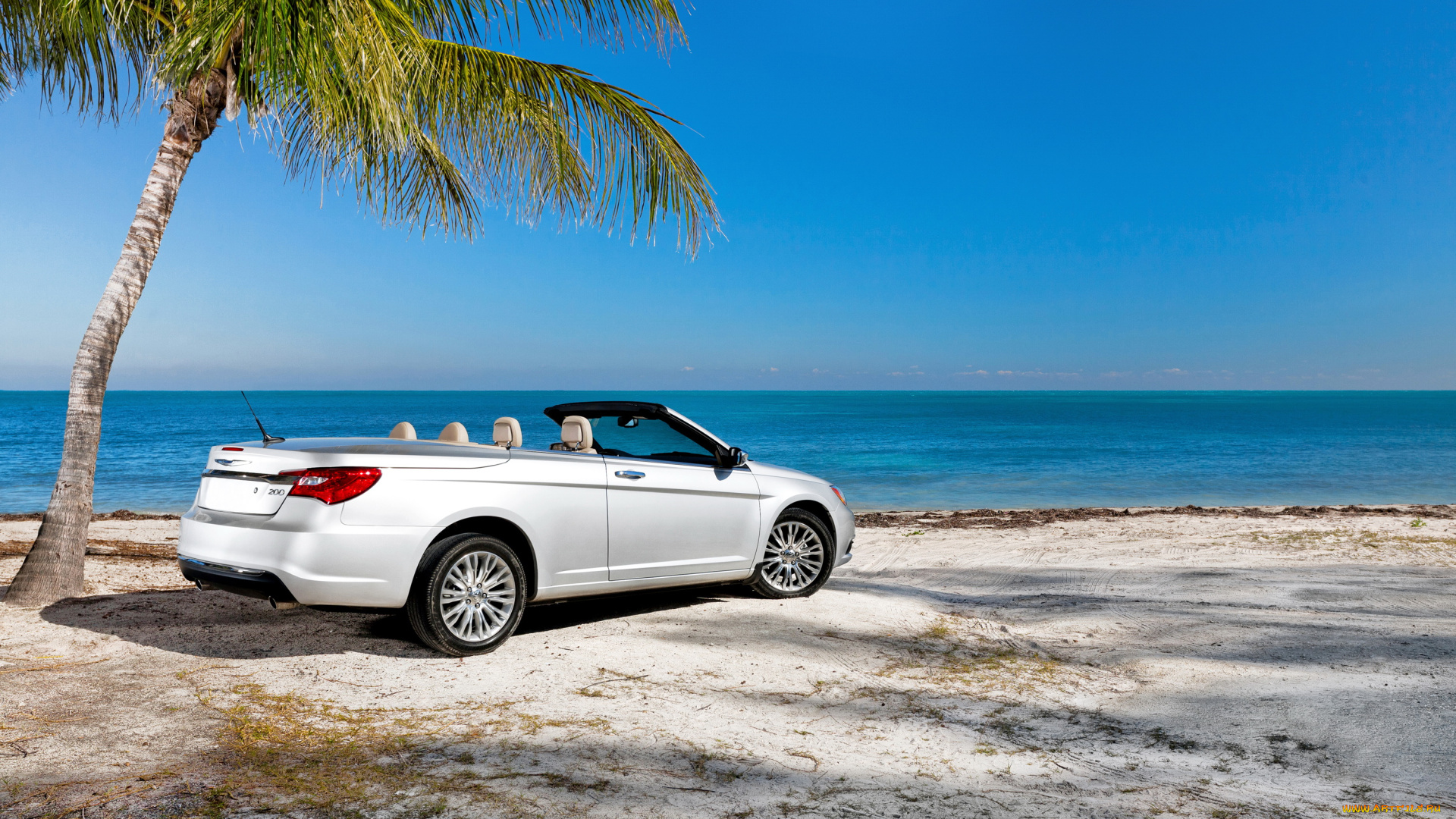 2011, chrysler, 200, автомобили, chrysler, побережье, белый, море