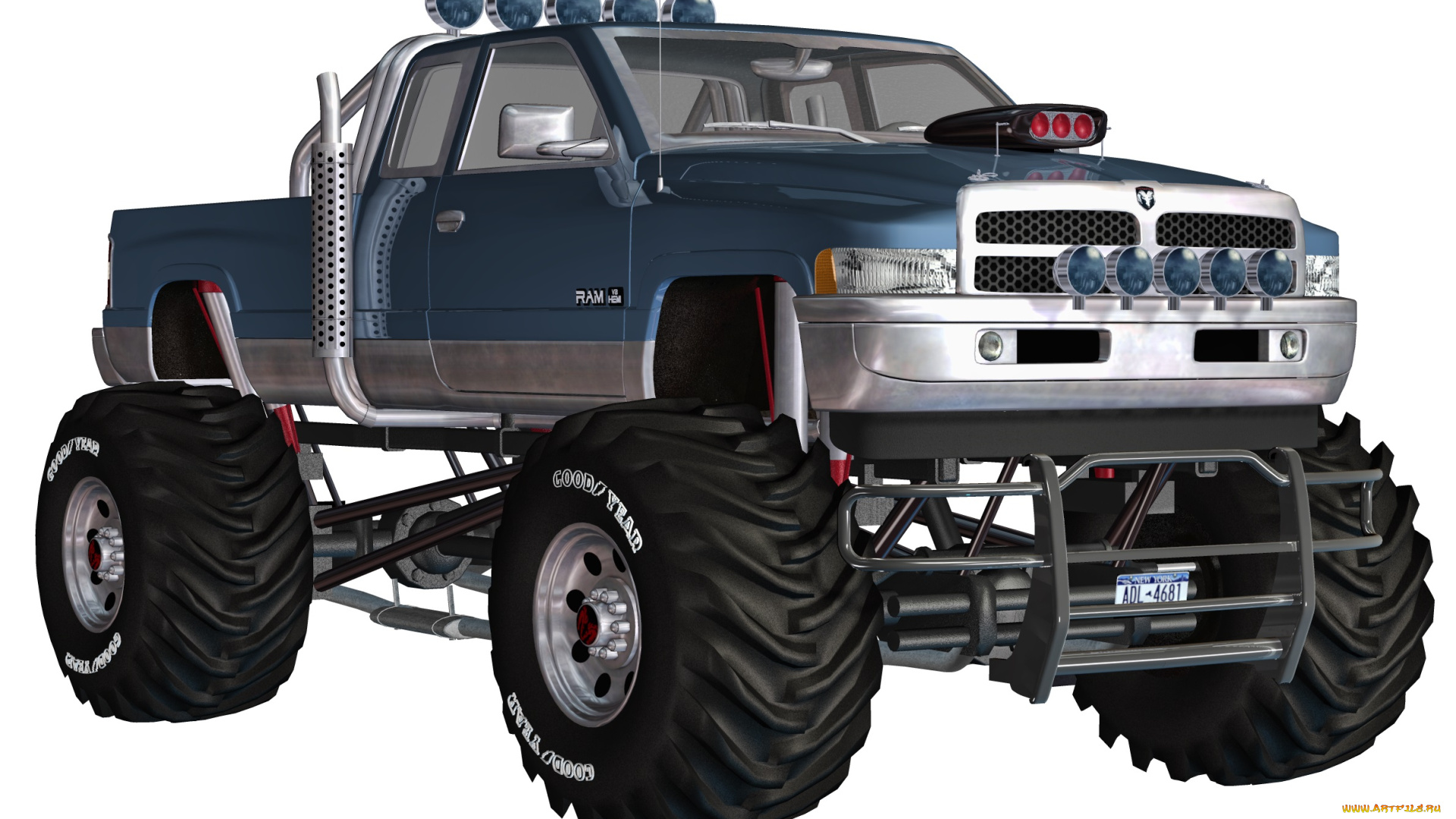 автомобили, 3д, stock, dodge, png, truck, big