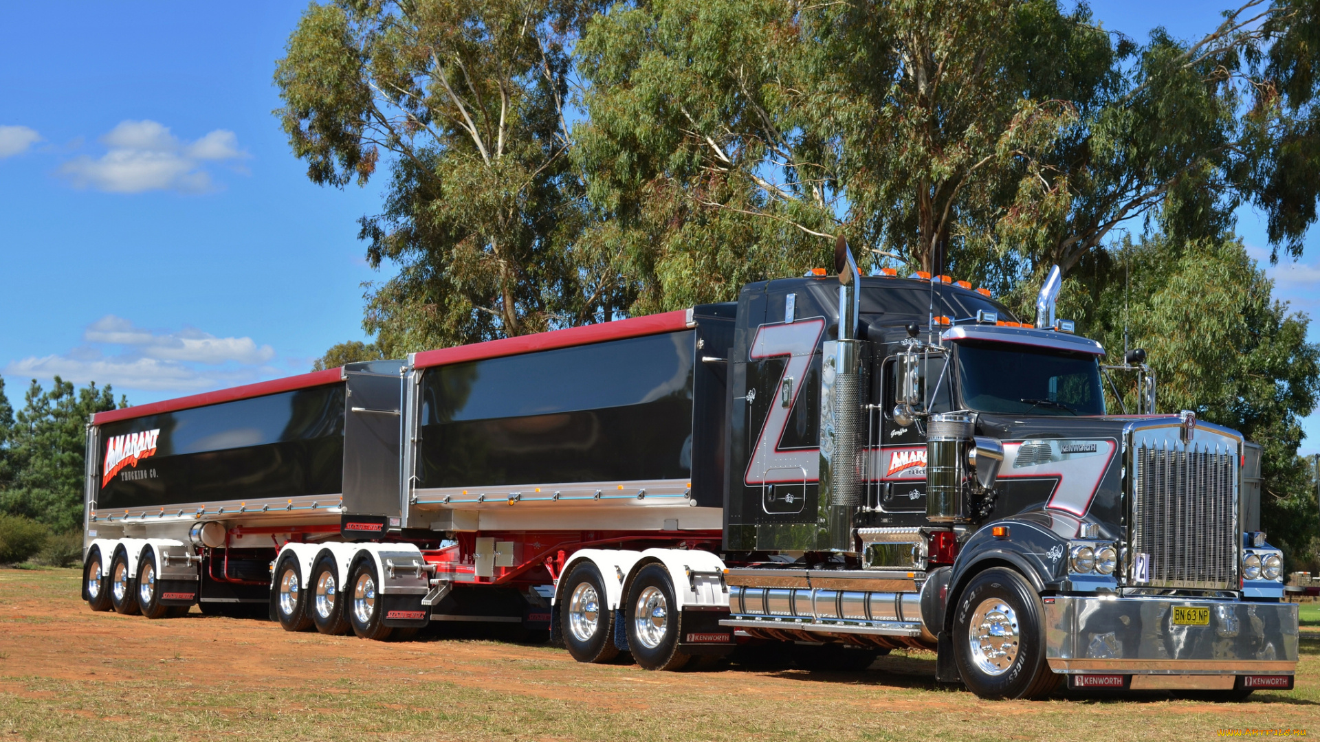 kenworth, t909, b, double, автомобили, kenworth, truck, company, грузовые, автобусы, сша, колеса, дорога, скорость, природа