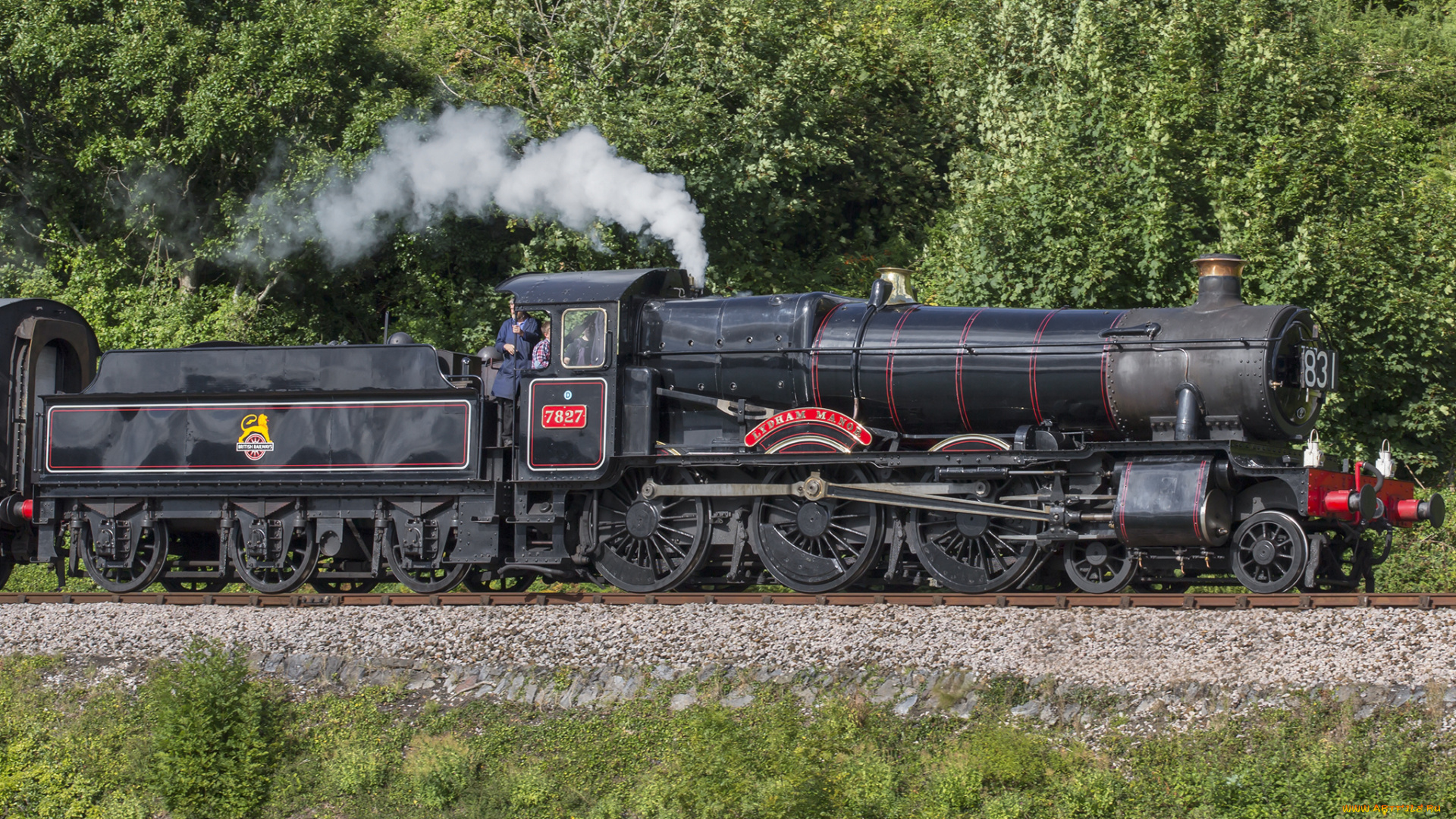 техника, паровозы, железная, дорога, рельсы, паровоз